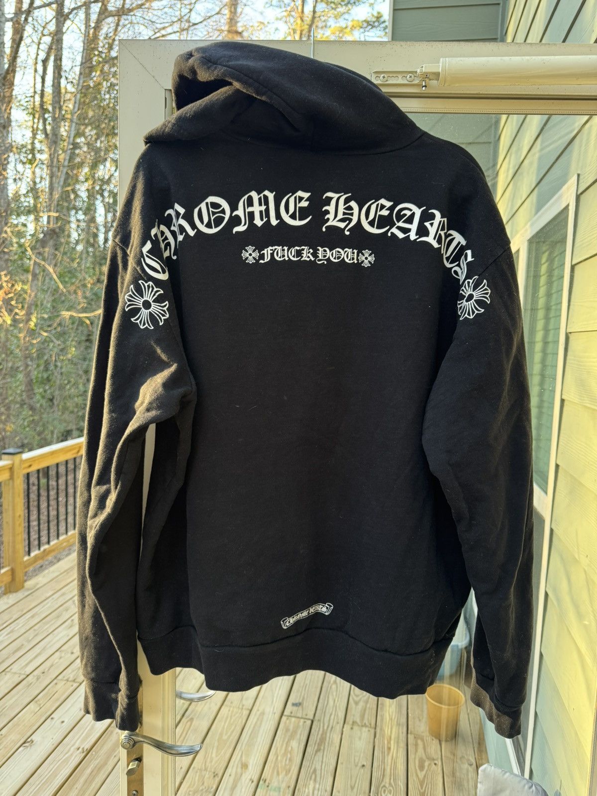 Chrome Hearts Chrome Hearts T Logo Hoodie Size US XL / EU 56 / 4 - 1 Thumbnail