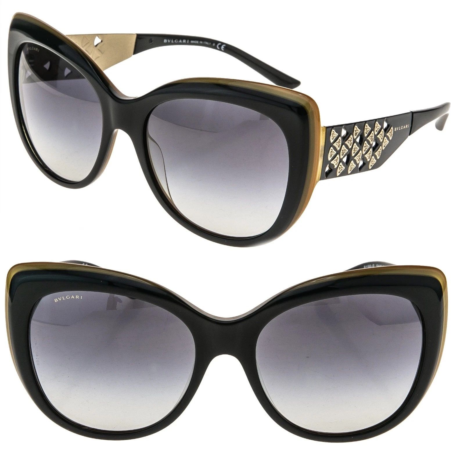 Bvlgari BULGARI BV8198B 8198 DIVAS DREAM TRILAYER Black Sunglasses Size ONE SIZE - 1 Thumbnail