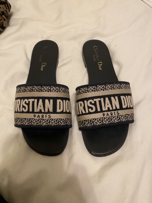 Dior Iconic Christian Dior Slides | Grailed