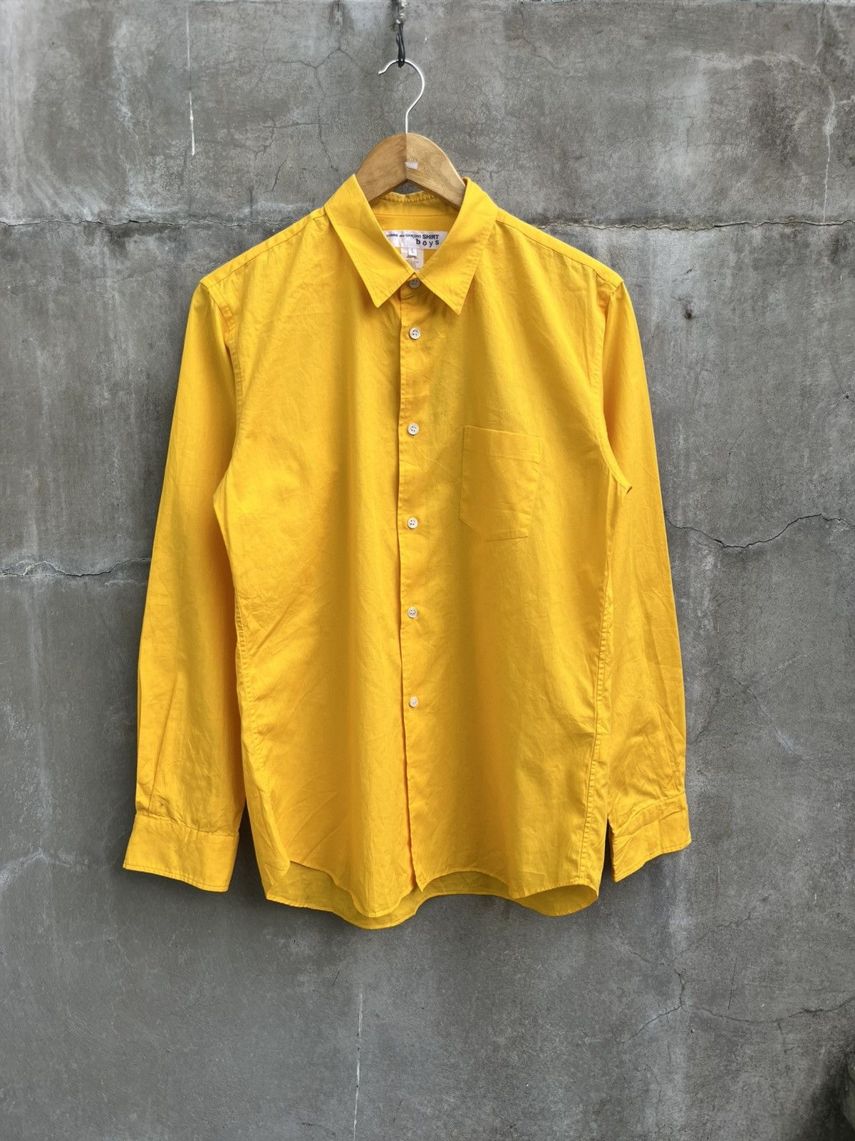 Comme des Garcons SHIRT Back Logo Button Up Shirt Size US L / EU 52-54 / 3 - 2 Thumbnail