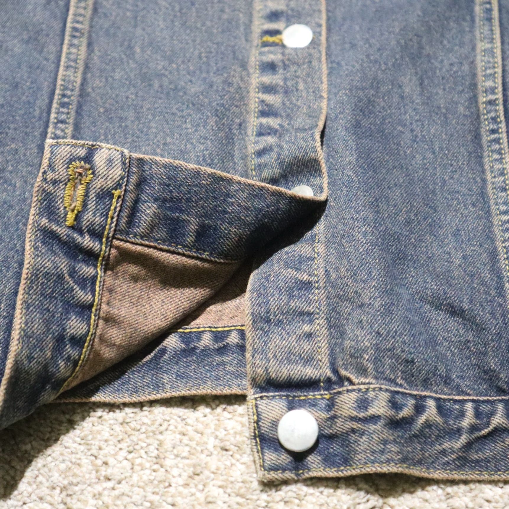 X-LARGE VINTAGE Big Rock Canyon Jacket Denim Blue Women's XL Adult Denim Jacket? Size 40" / US 18 - 4 Thumbnail