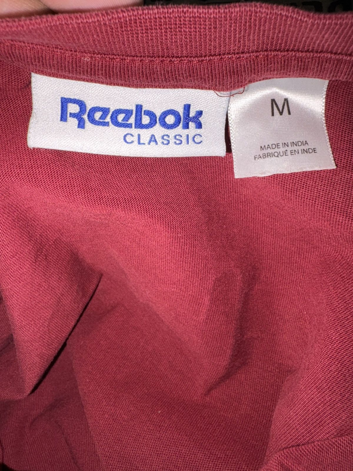 Reebok Reebok Classic History of Logos Graphic Tee Burgundy Size M Size US M / EU 48-50 / 2 - 7 Thumbnail