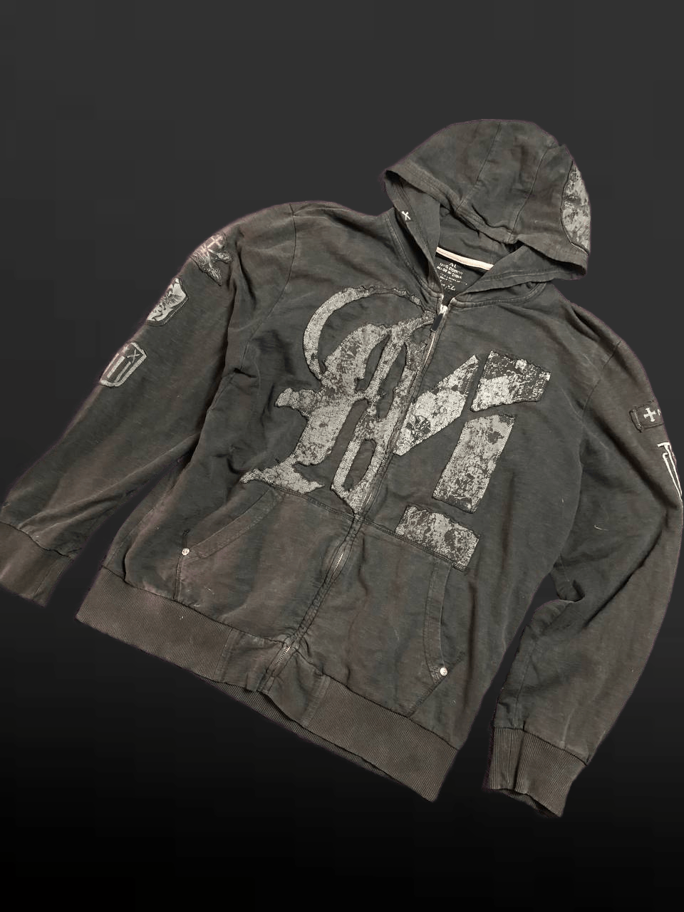 Marc Ecko Vintage Y2K Hoodie Zip logo print Marc Ecko Size XL Size US XL / EU 56 / 4 - 1 Thumbnail