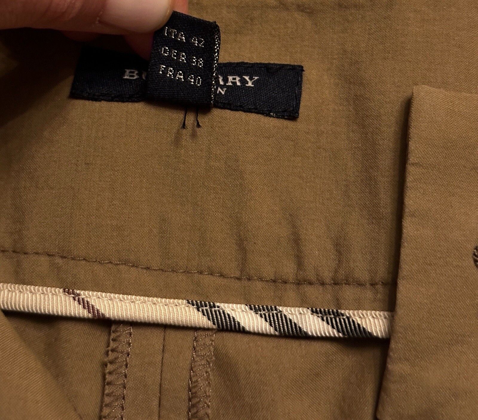 Burberry DDP Burberry London Chino Pants Trousers size Uk-10 US-8 Size 26" / US 2 / IT 38 - 14 Thumbnail