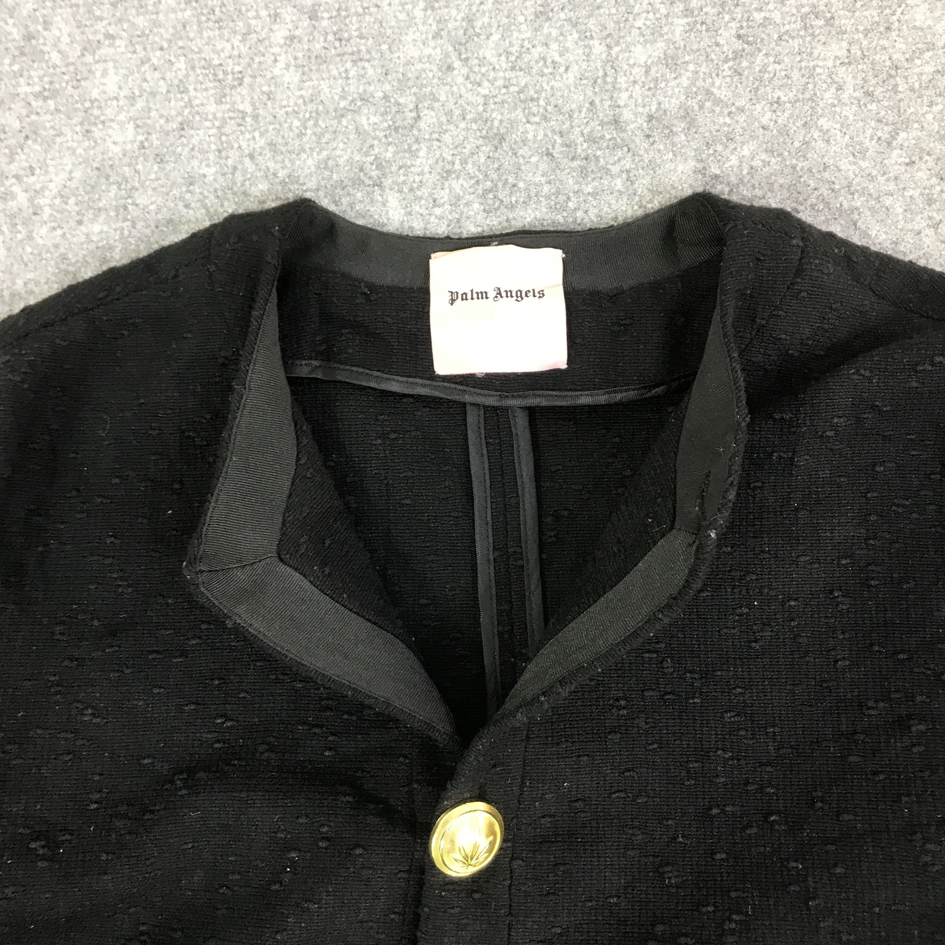 Palm Angels PALM ANGELS GOLD BUTTON WOMAN JACKET K100B9 Size US L / EU 52-54 / 3 - 8 Thumbnail