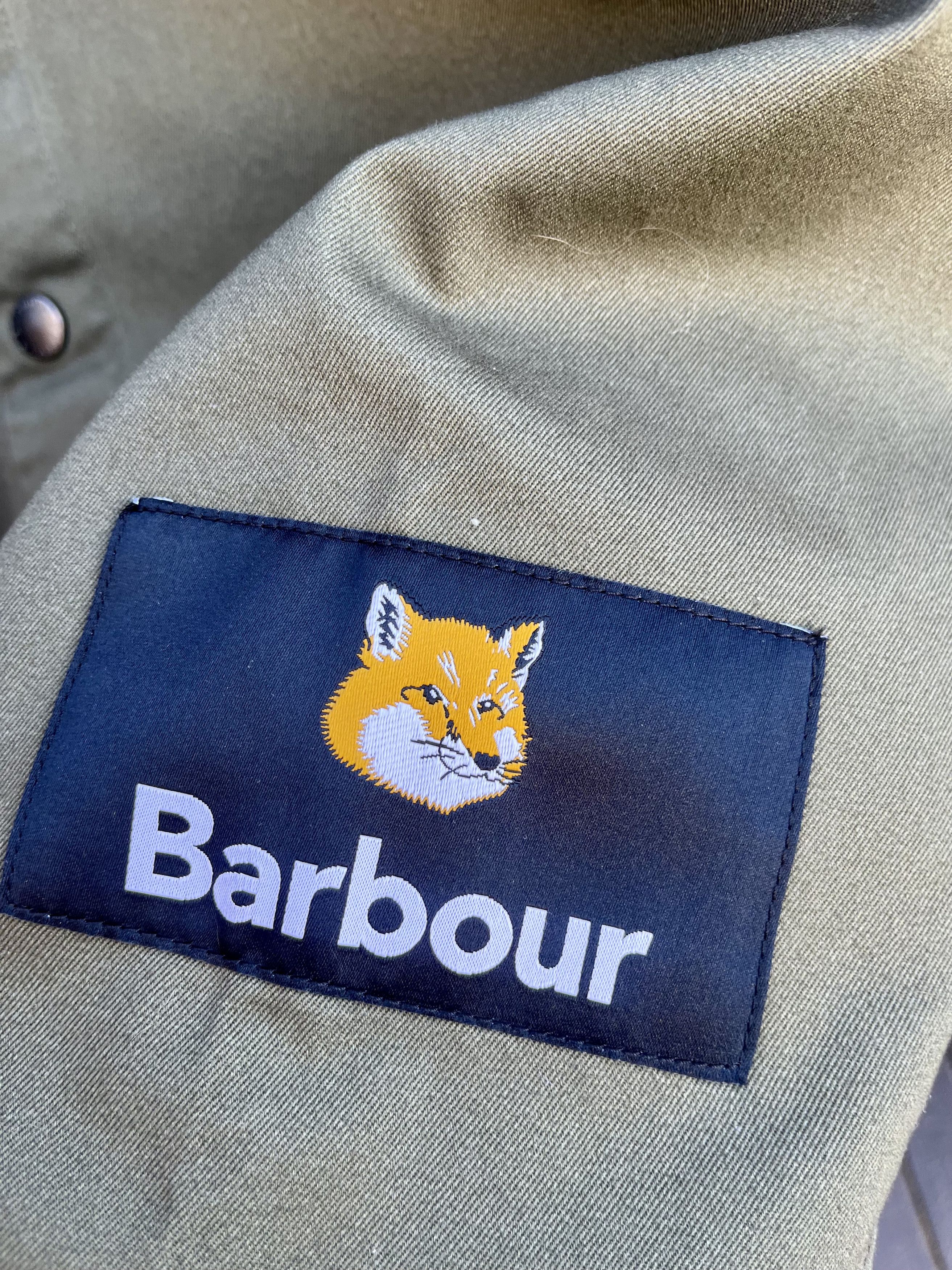 Barbour Maison Kitsune overshirt L army military jacket new Size US L / EU 52-54 / 3 - 5 Thumbnail