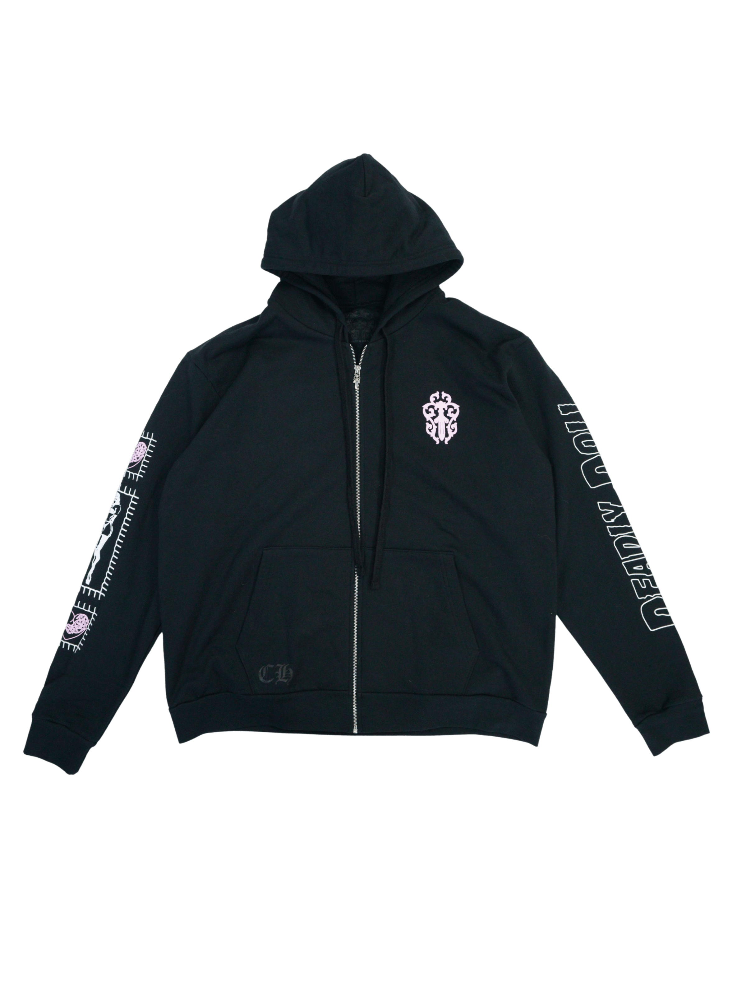 Chrome Hearts Chrome Hearts Deadly Doll Horseshoe Zip Up Hoodie Size US XL / EU 56 / 4 - 2 Thumbnail