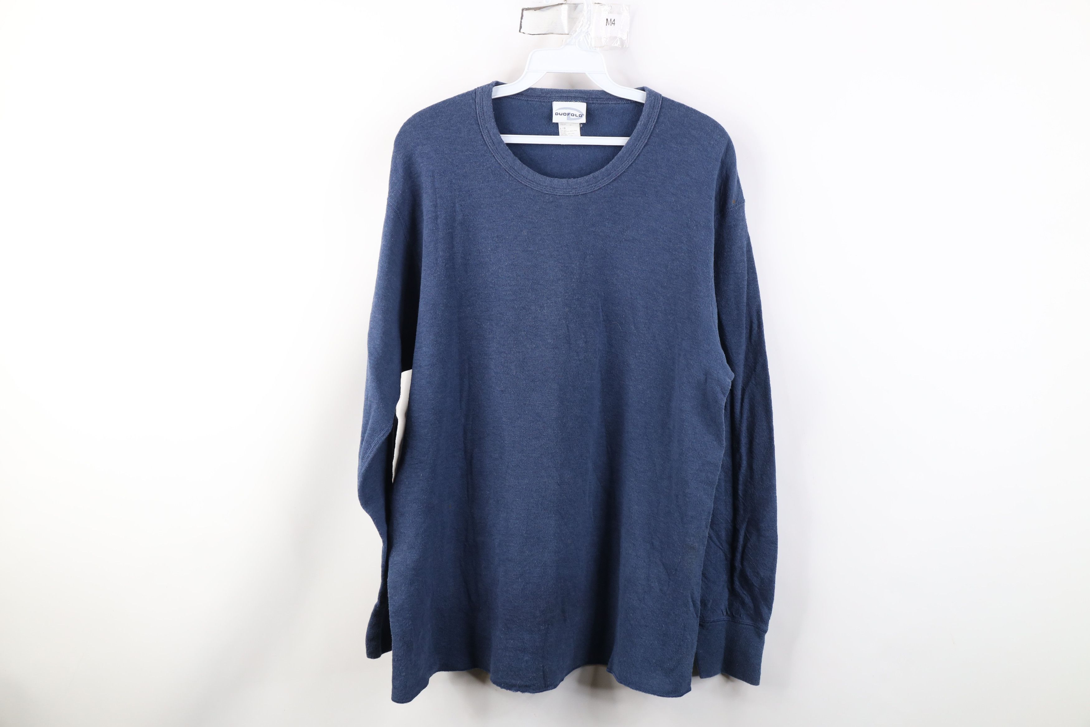 Vintage Vintage 90s Streetwear Wall Wool Blend Knit Thermal T-Shirt Size US L / EU 52-54 / 3 - 1 Thumbnail