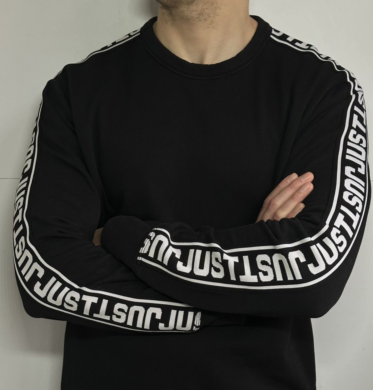 Just Cavalli Just Cavalli Cotton Crewneck Pullover Sweatshirt Size L Size US L / EU 52-54 / 3 - 3 Thumbnail