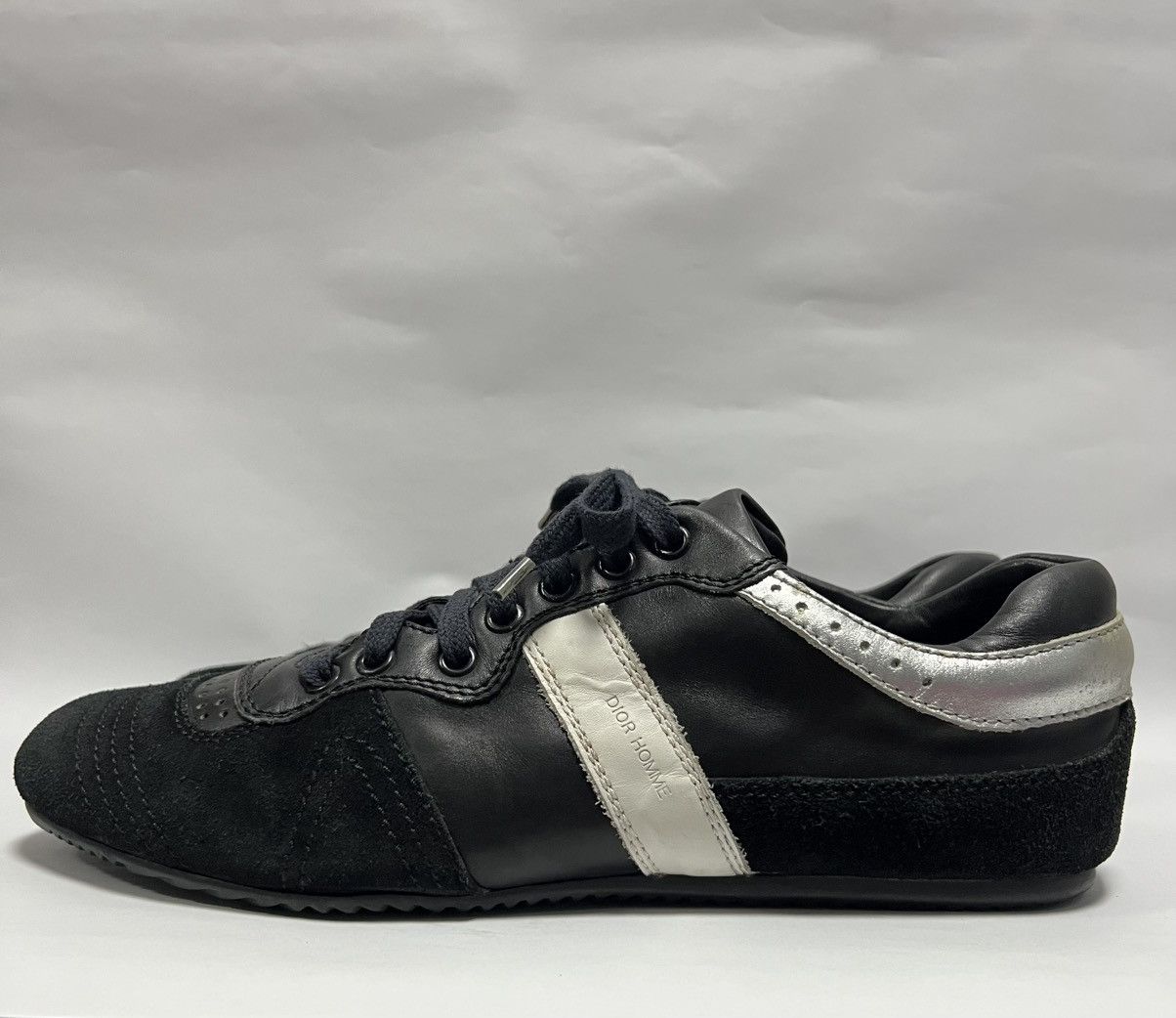 Dior × Hedi Slimane Dior Homme - S/S 07’ - B34 Suede Leather Low Trainers Size US 7.5 / EU 40-41 - 9 Thumbnail