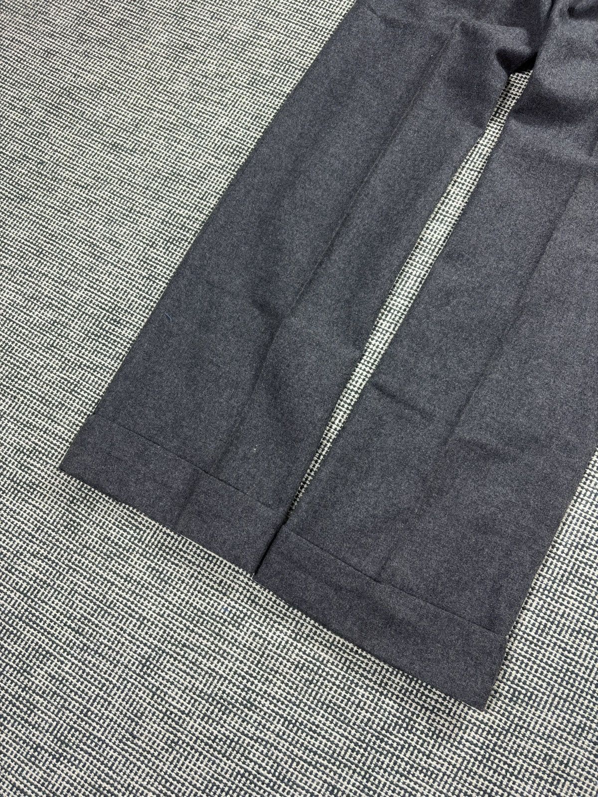 Levi's 60s big E Levi’s gray wool flares vintage hippie rare Size US 29 - 4 Thumbnail