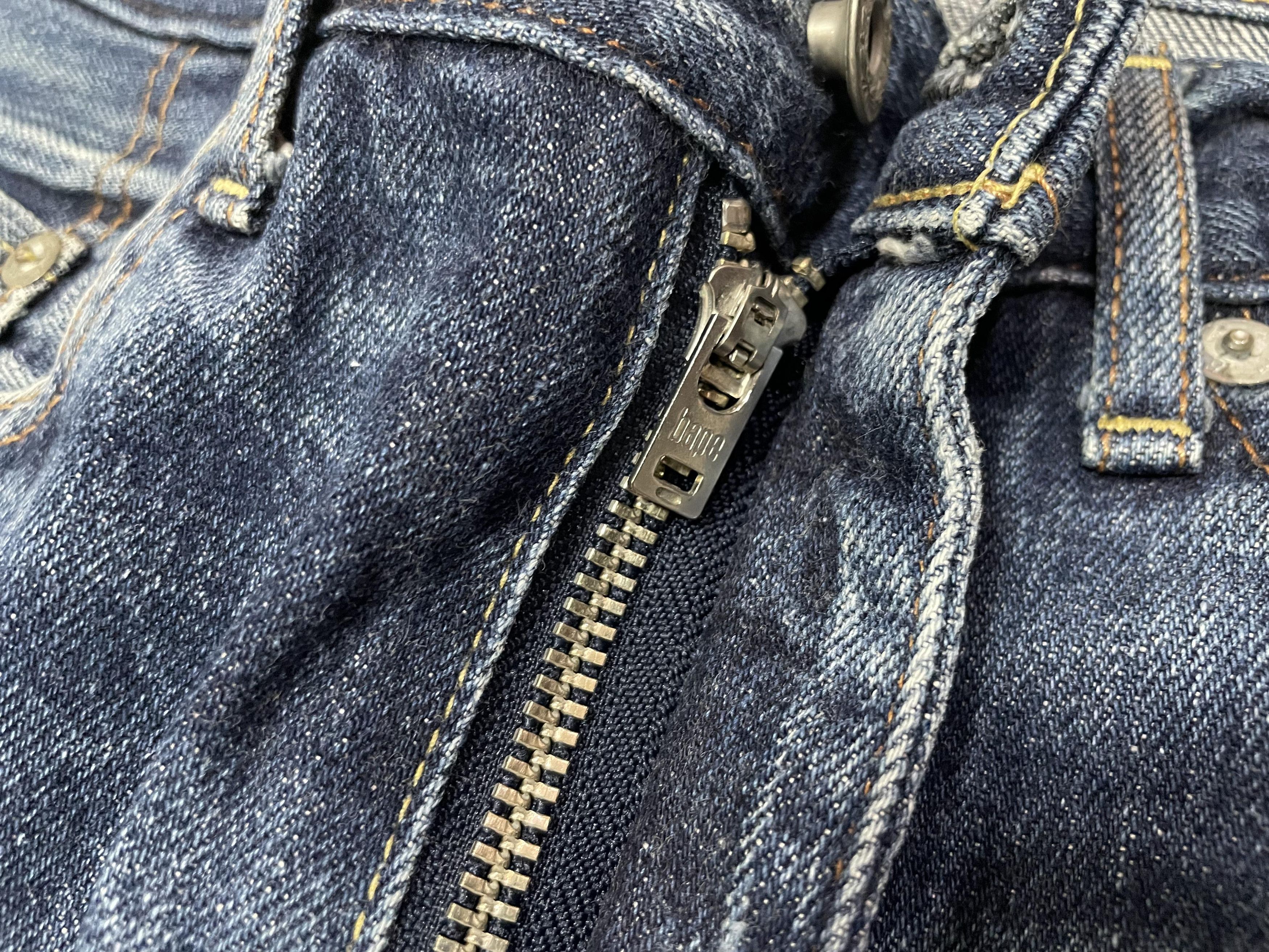 Bape Bape Tapered Jeans - Selvedge - Gold Rope Camo Patter Print Size US 32 / EU 48 - 14 Thumbnail