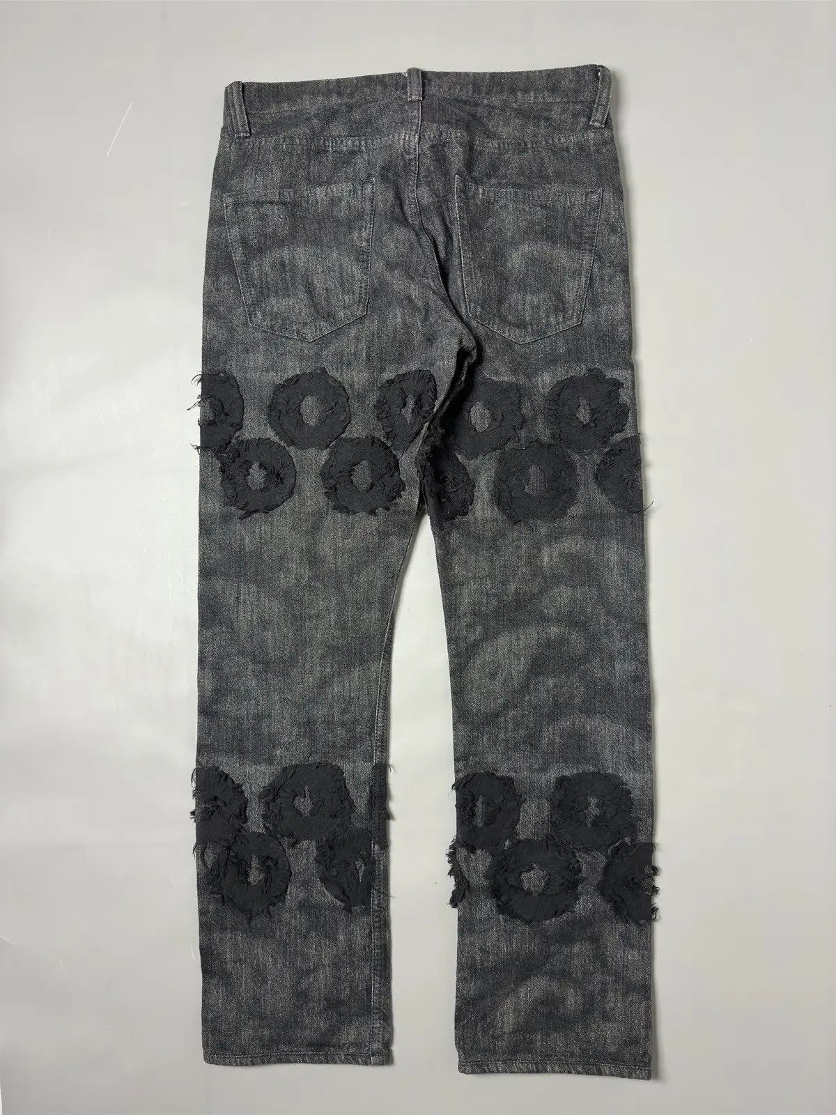 Issey Miyake Archive Issey Miyake SS2011 Circle Embroidery Jaquard Denim Size US 32 / EU 48 - 3 Thumbnail