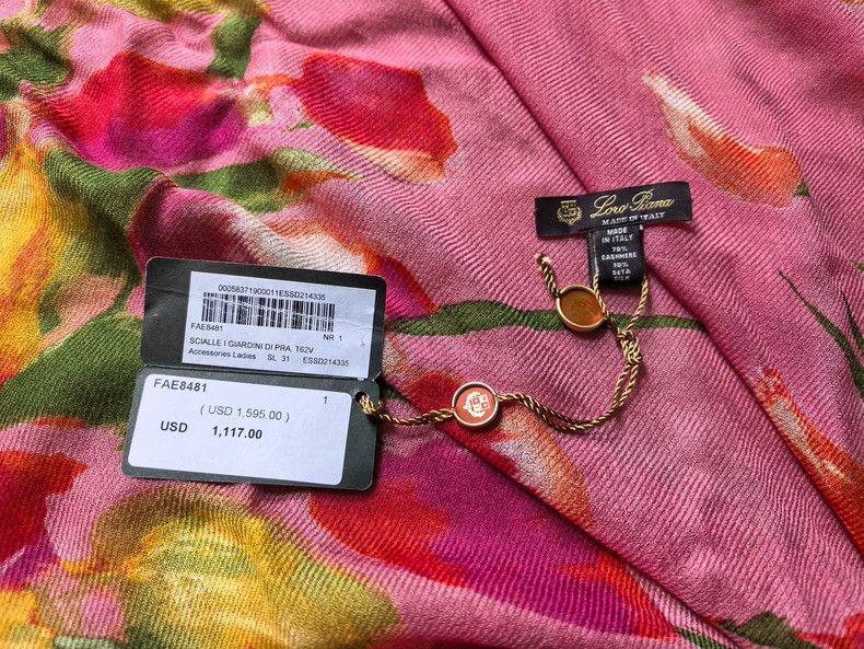 Loro Piana LORO PIANA Silk velvet printed shawl Size ONE SIZE - 2 Thumbnail