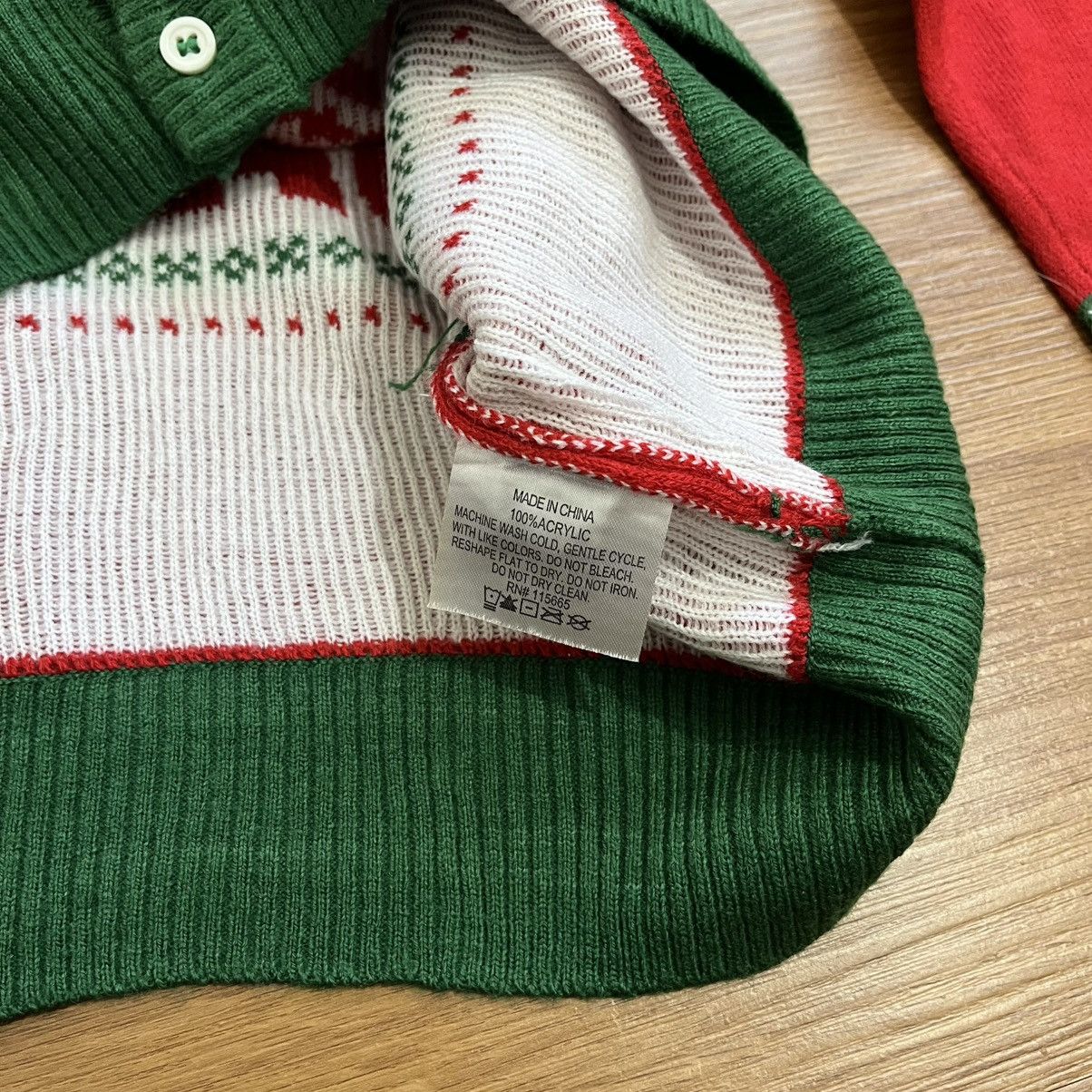 Japanese Brand Elf Santa Knit Cardigan Size US L / EU 52-54 / 3 - 5 Thumbnail