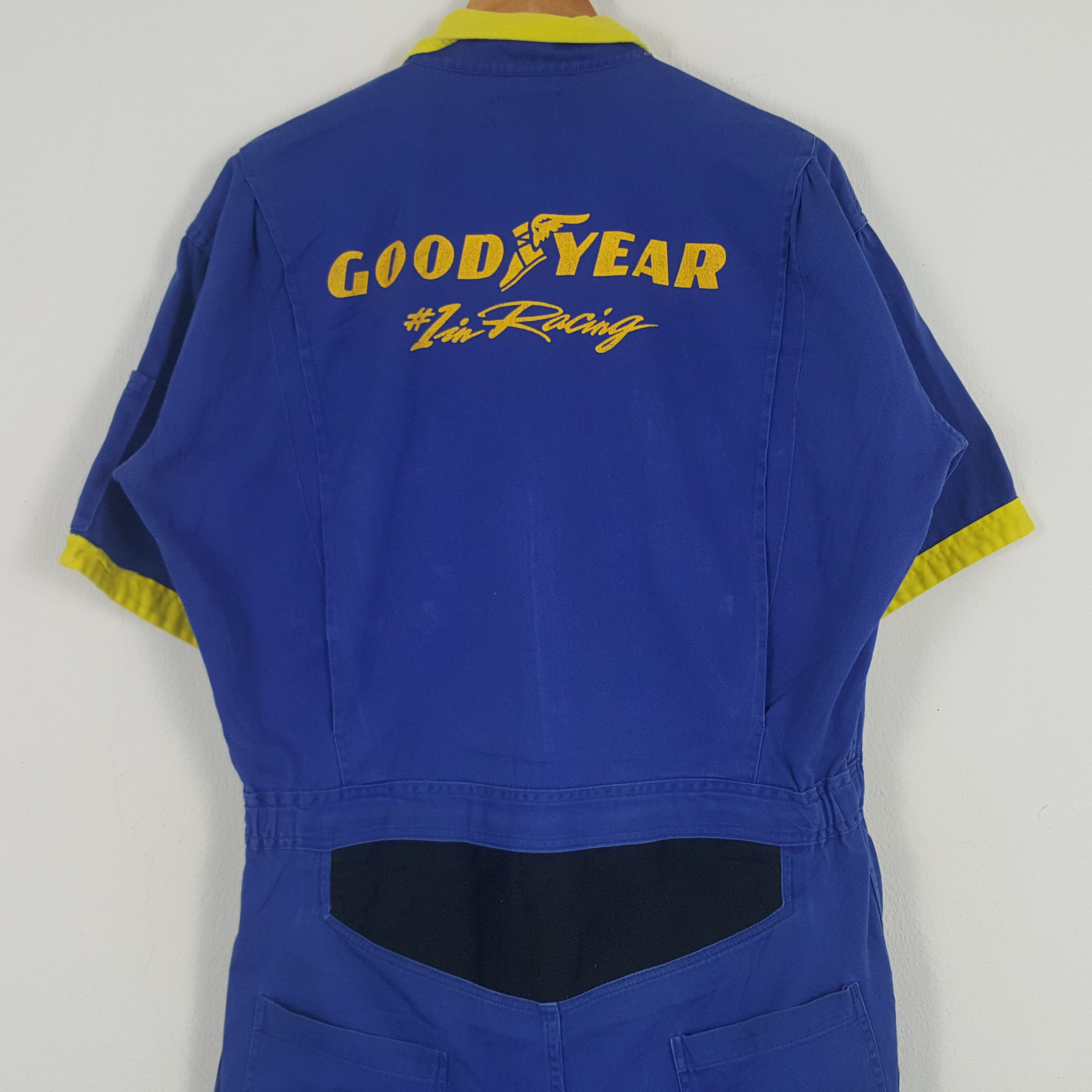 Japanese Brand × Vintage Vintage Good Year Racing Formula One F1 Coverall Jacket Size US XL / EU 56 / 4 - 2 Thumbnail