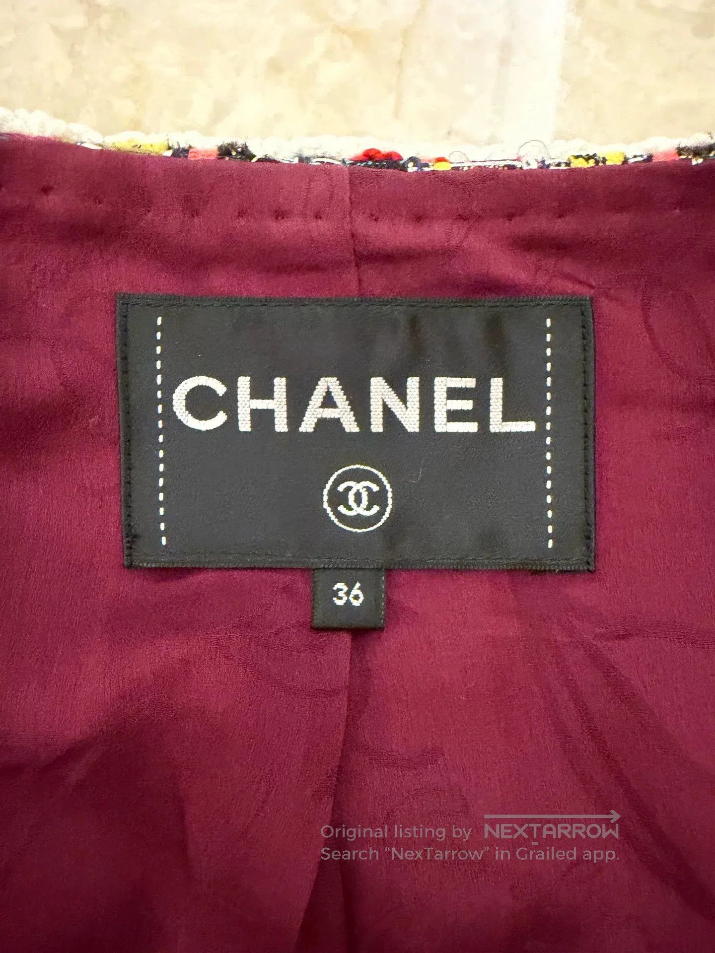 Chanel Chanel Colorful Mosaic Knit Jacket. Size US S / EU 44-46 / 1 - 3 Thumbnail