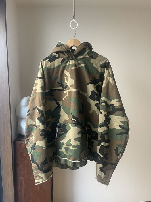 Japanese Brand Les Six Army Cotton Hoodie | Grailed