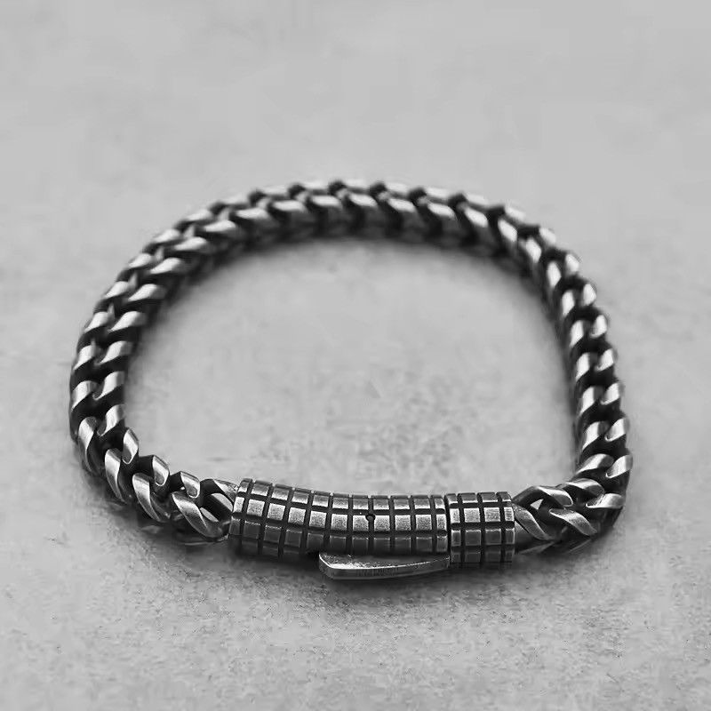 Jewelry Men Vintage Cuban Bracelet Size ONE SIZE - 1 Thumbnail