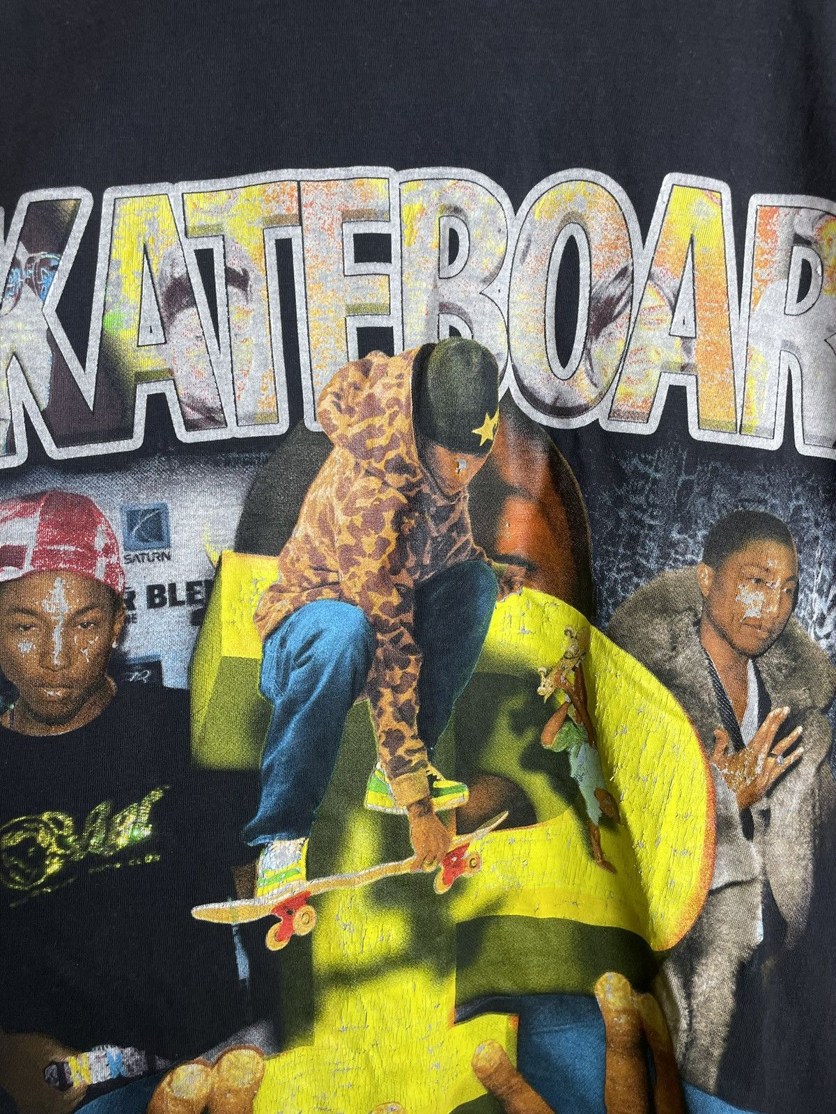Marino Morwood × Pharrell × Rap Tees Marino Morwood With Pharrel Williams T-Shirt Skateboard Size US M / EU 48-50 / 2 - 6 Thumbnail