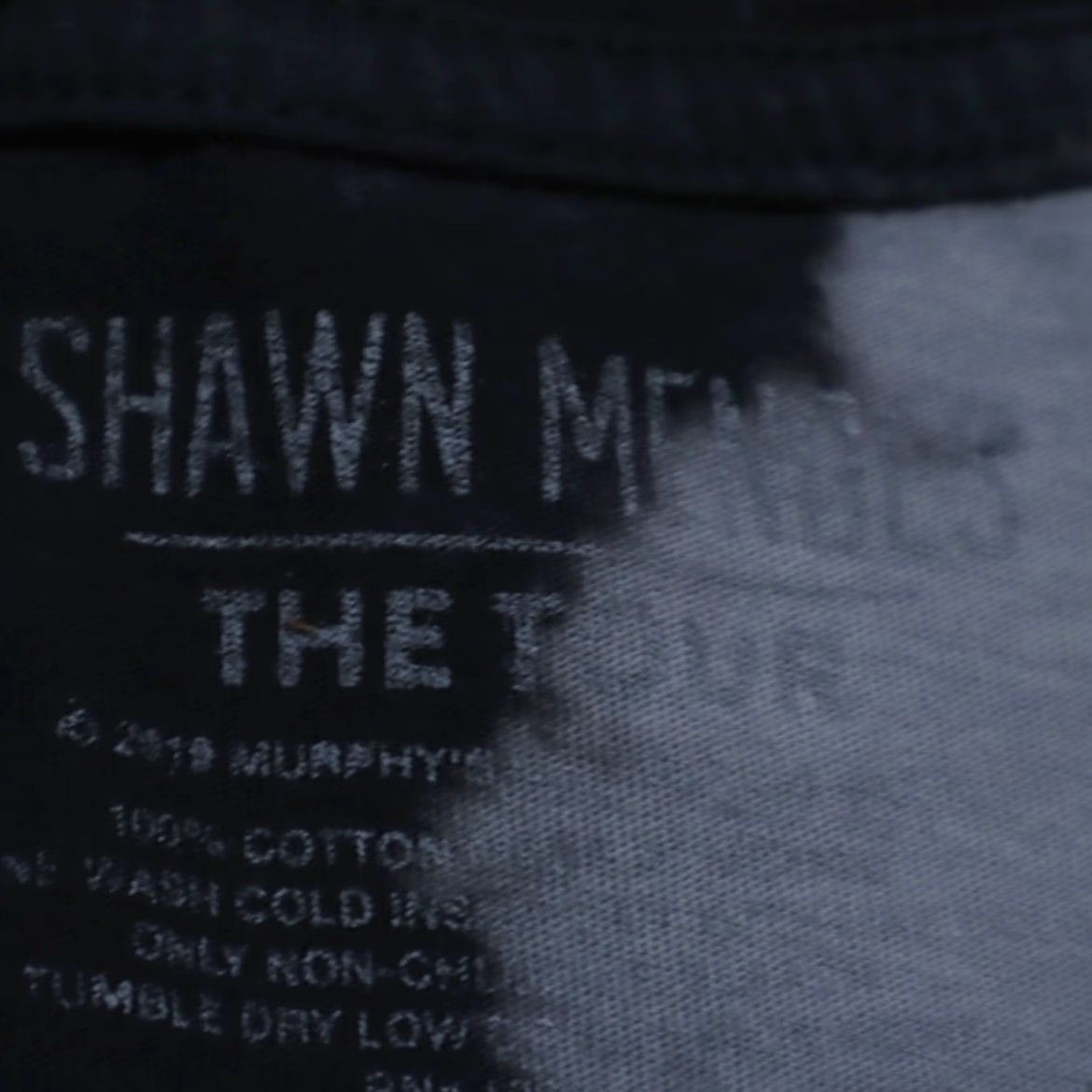 Vintage Shawn Mendez The Tour 2019 Acid Wash Solid T-Shirt Black Men's S Shirt Mens S T-Shirt The Tour 2019 Acid Wash Solid Black Size US S / EU 44-46 / 1 - 5 Thumbnail