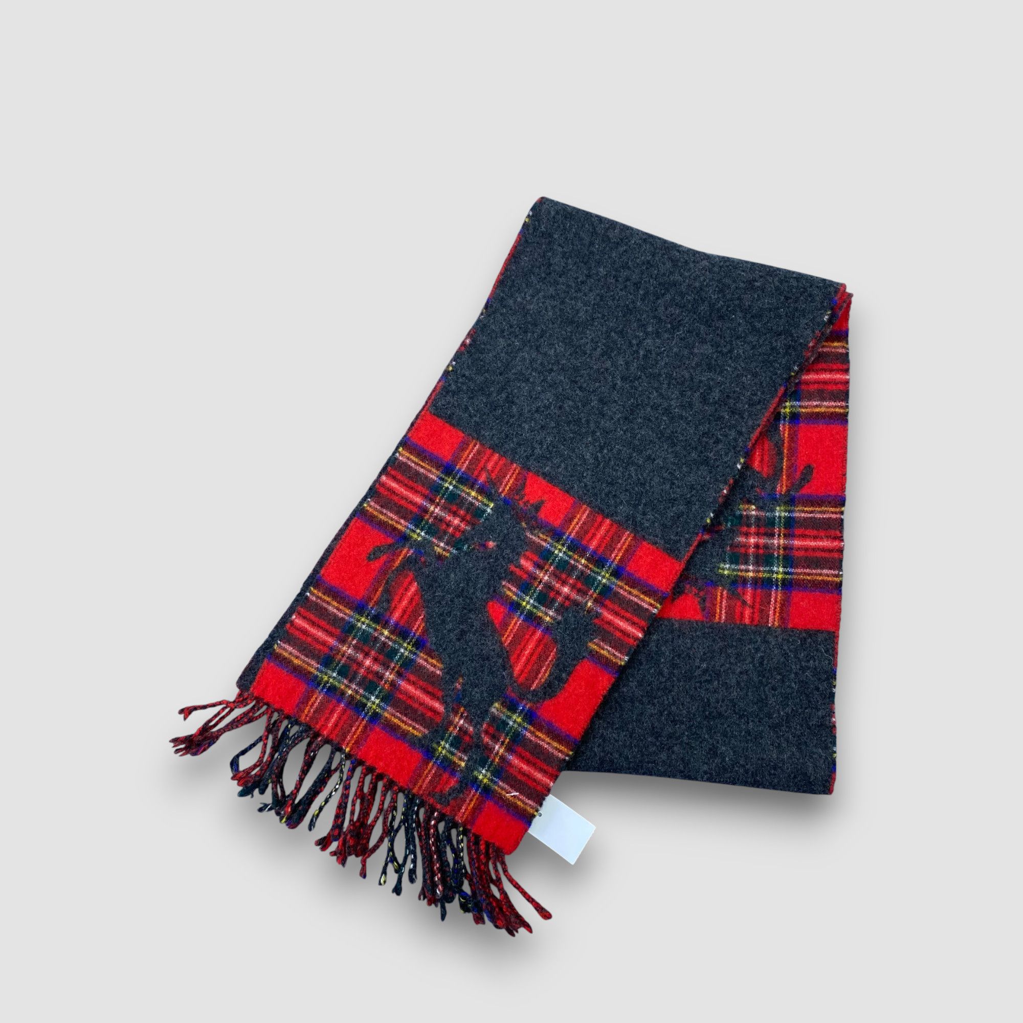 Vintage Vintage Glen Prince Scarf Muffler Wool Plaid Tartan Scarves Size ONE SIZE - 3 Thumbnail