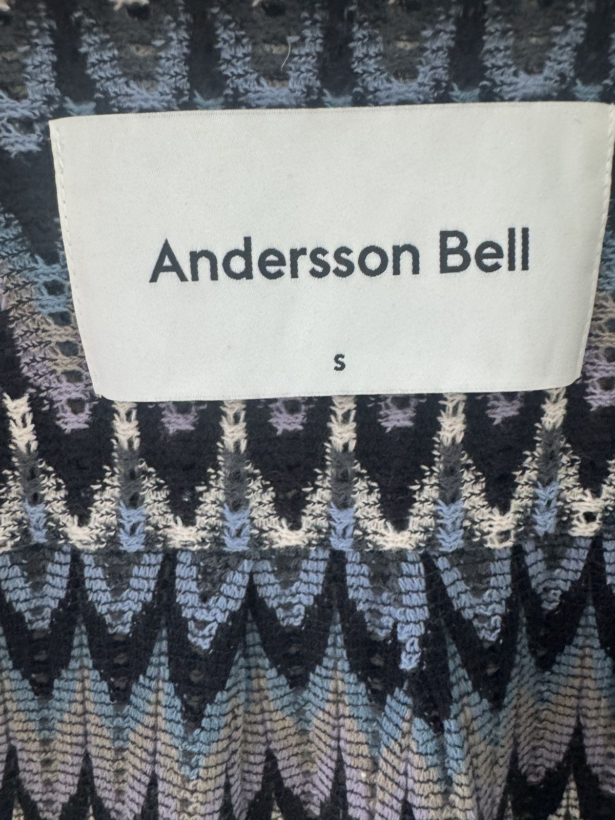 Andersson Bell Black grey white purple Bohemian Shirt Size US L / EU 52-54 / 3 - 3 Thumbnail