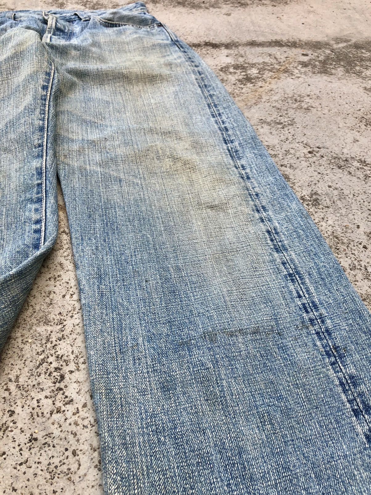 OMNIGOD WIDE LEG BAGGY VINTAGE OMNIGOD SELVEDGE DENIM Size US 31 - 3 Thumbnail