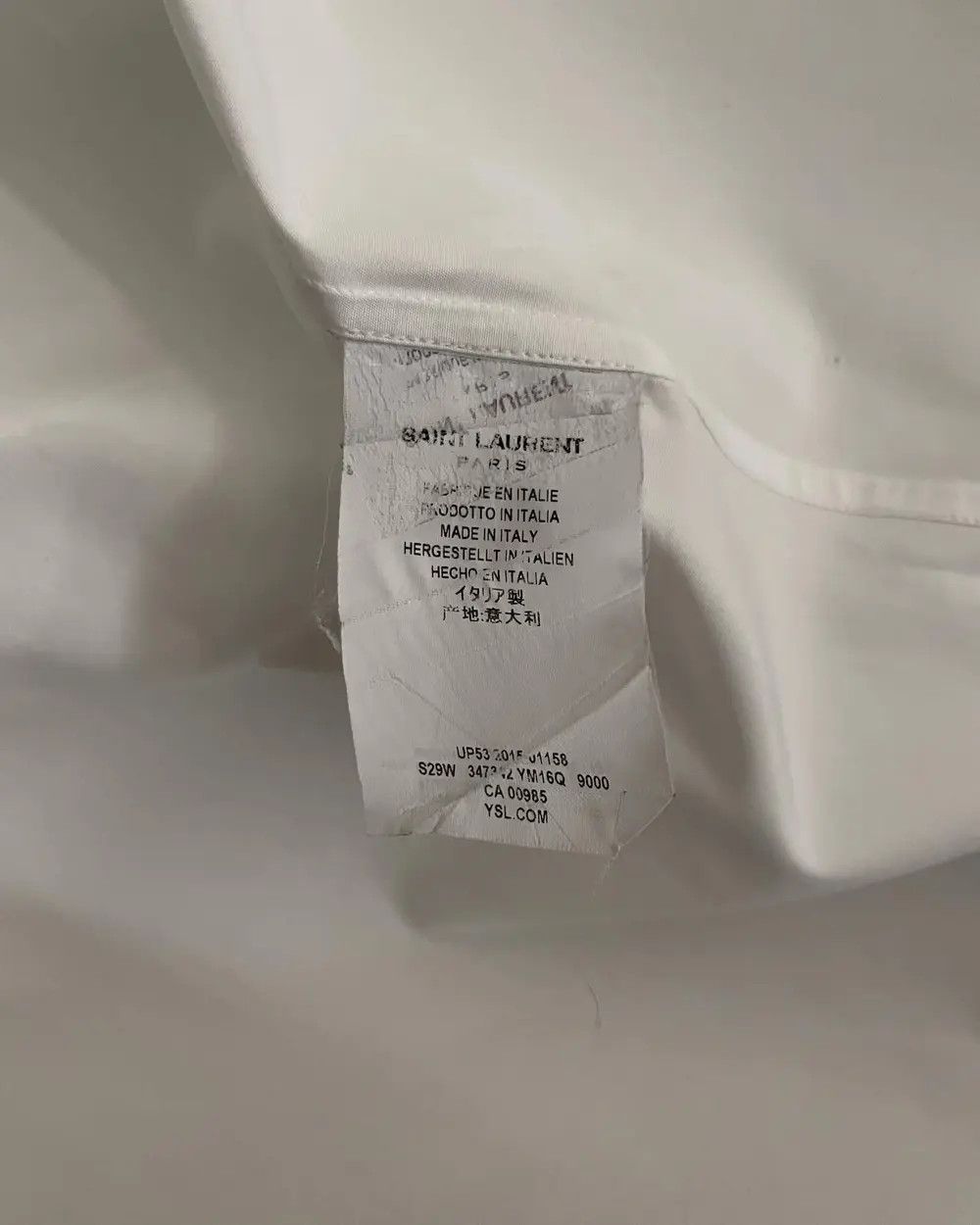 Saint Laurent Paris Saint Laurent SS15 Dress Shirt Size US XS / EU 42 / 0 - 7 Thumbnail