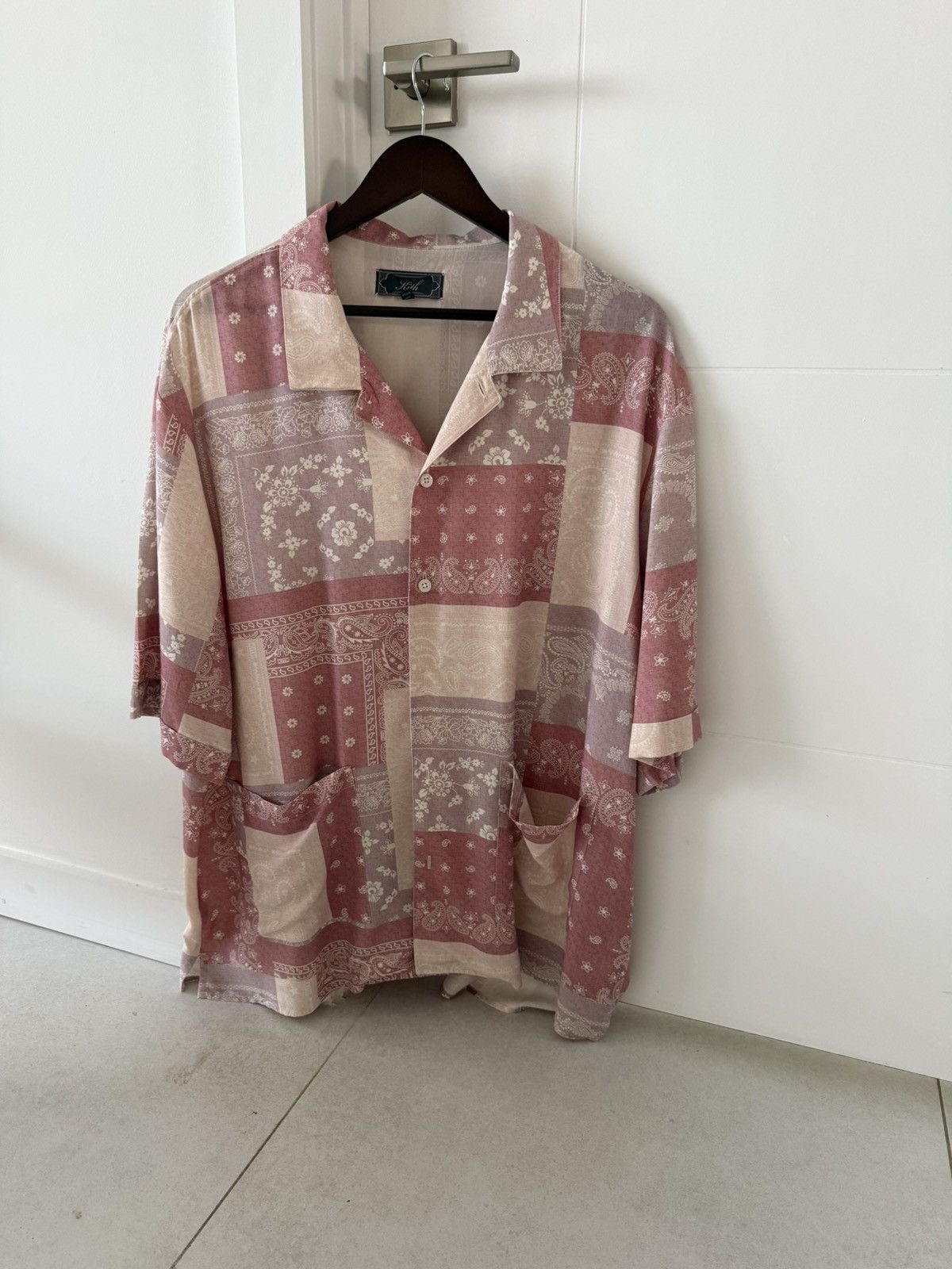 Kith Bandana Paisley Patchwork Camp Collar Shirt