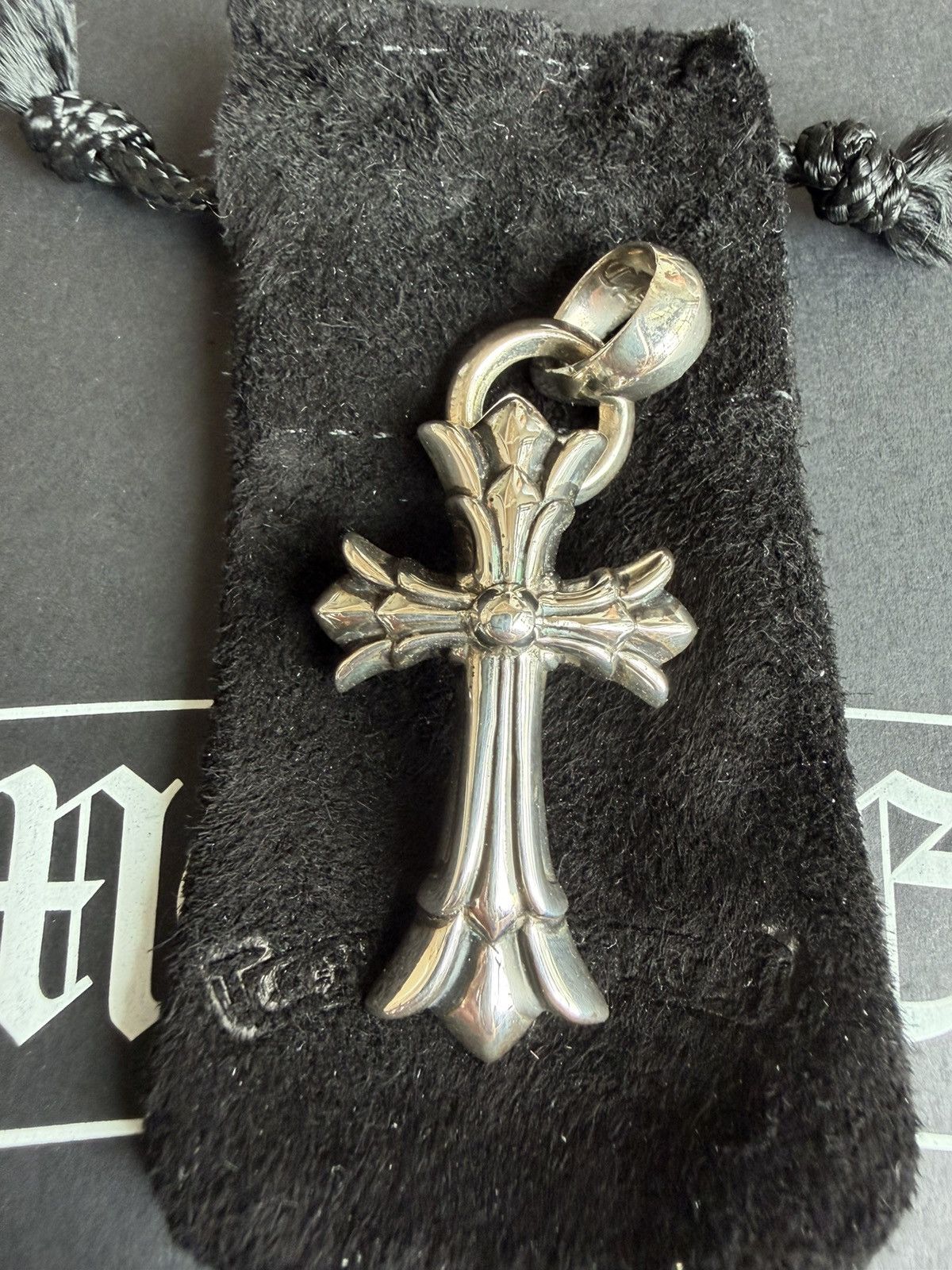 Chrome Hearts Double Cross Necklace | Grailed
