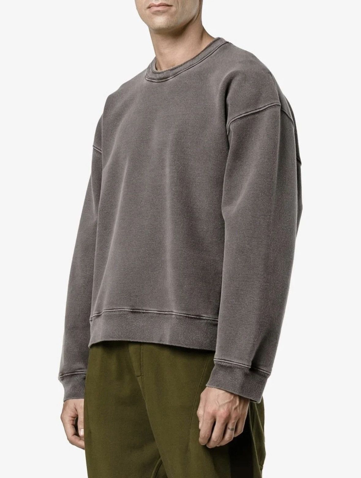 Yeezy Yeezy Season 3 Fluoro Gray Crewneck Sweatshirt Size US S / EU 44-46 / 1 - 1 Thumbnail