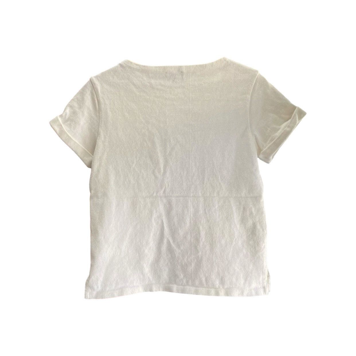 A.P.C. A.P.C. Paris Rue Madame White Cotton Essential Tee Sz S Size US S / EU 44-46 / 1 - 2 Thumbnail