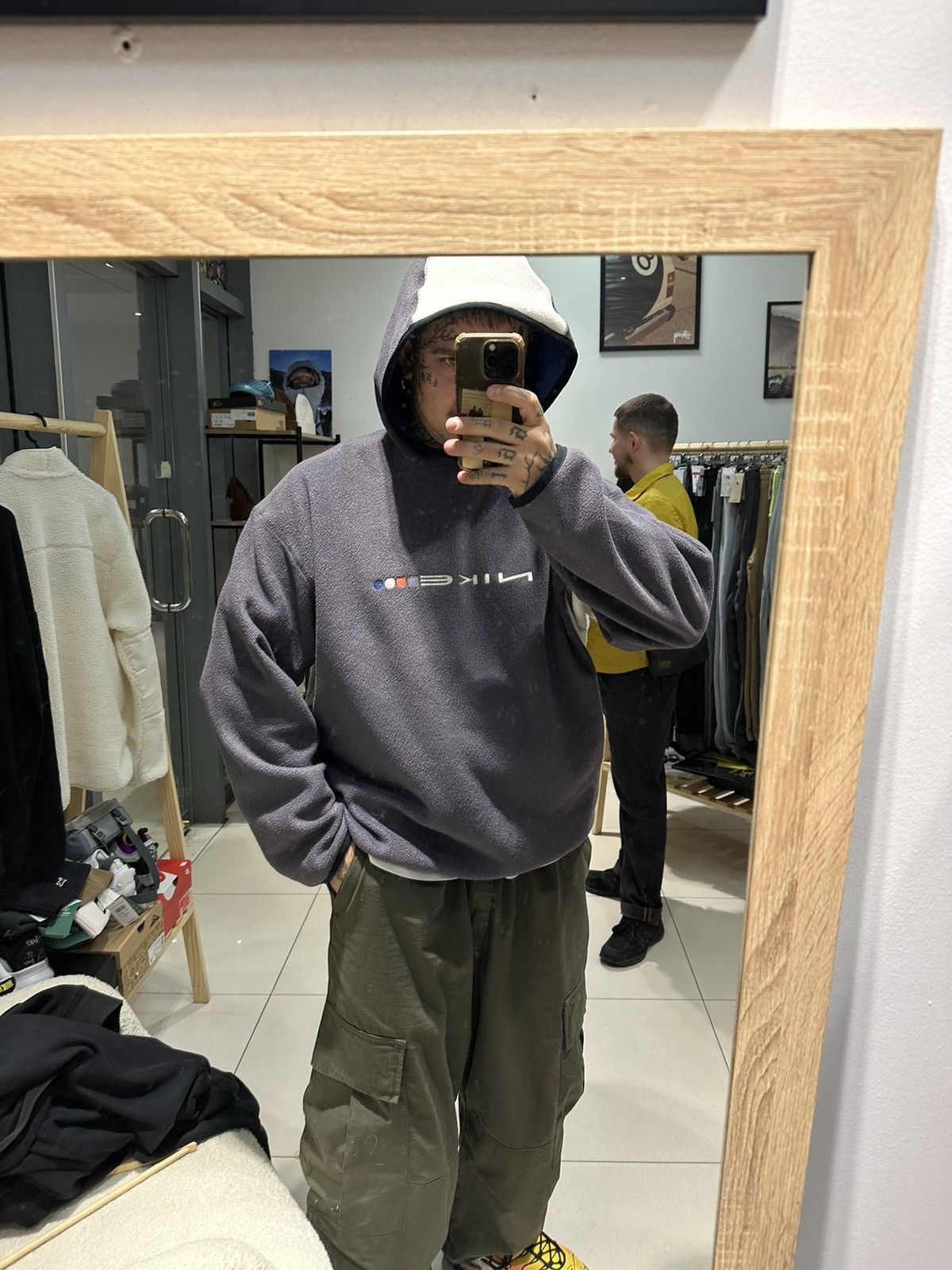 Nike × Vintage Nike fleece vintage ninja Size US L / EU 52-54 / 3 - 18 Thumbnail