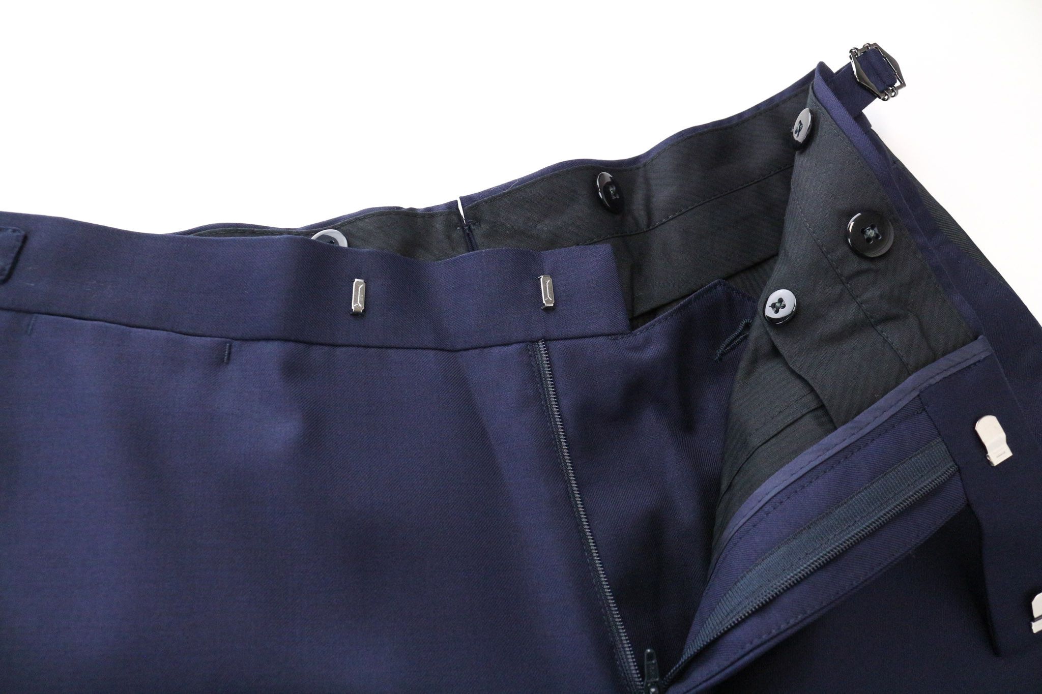 Suitsupply UK36S Navy Slim Wool Tuxedo Suit 75883 Size 36S - 12 Thumbnail