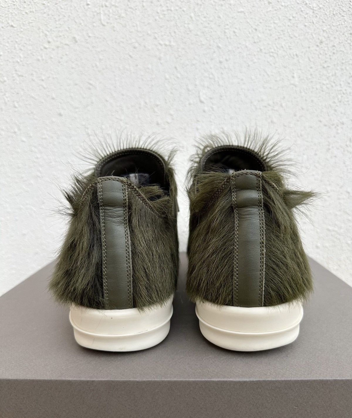 Rick Owens Rick Owens DRKSHDW x Converse Green Horse Hair Show Edition Size US 11 / EU 44 - 6 Thumbnail