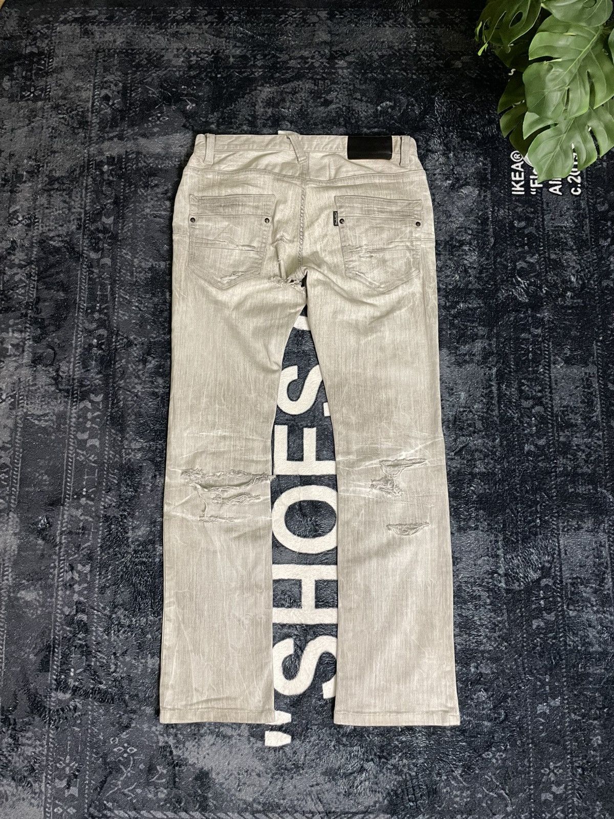 If Six Was Nine × Le Grande Bleu (L.G.B.) × Tornado Mart Tornado Mart Distressed Denim Size US 31 - 11 Thumbnail