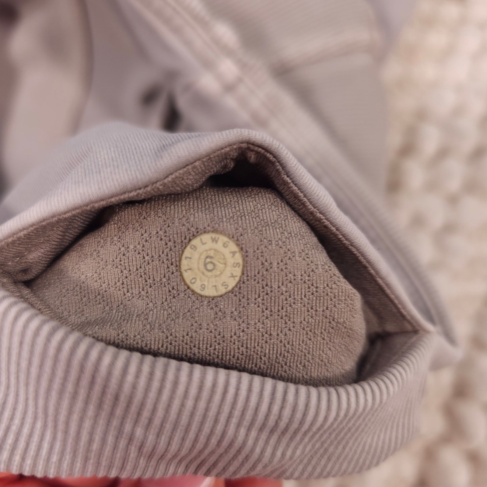 Lululemon Lululemon Wunder Under Crop 23" *Ribbed Washed French Clay 6 Size 28" / US 6 / IT 42 - 4 Thumbnail