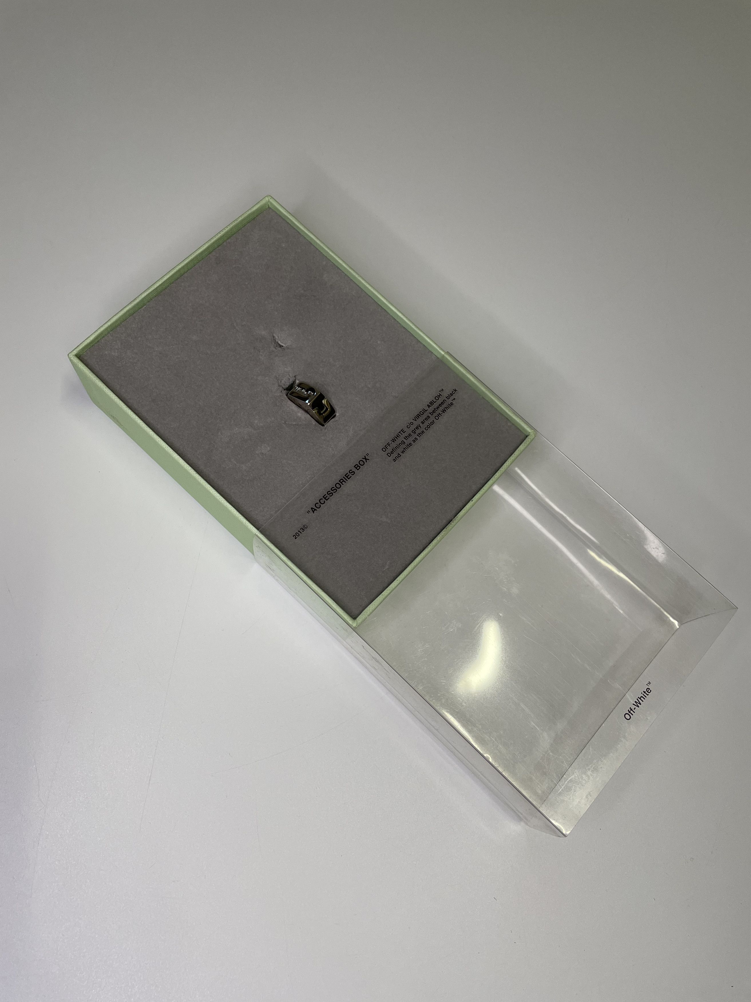 Off-White × Virgil Abloh Off-White Mono Hexnut Bolt Cuff (1090) Size ONE SIZE - 10 Thumbnail