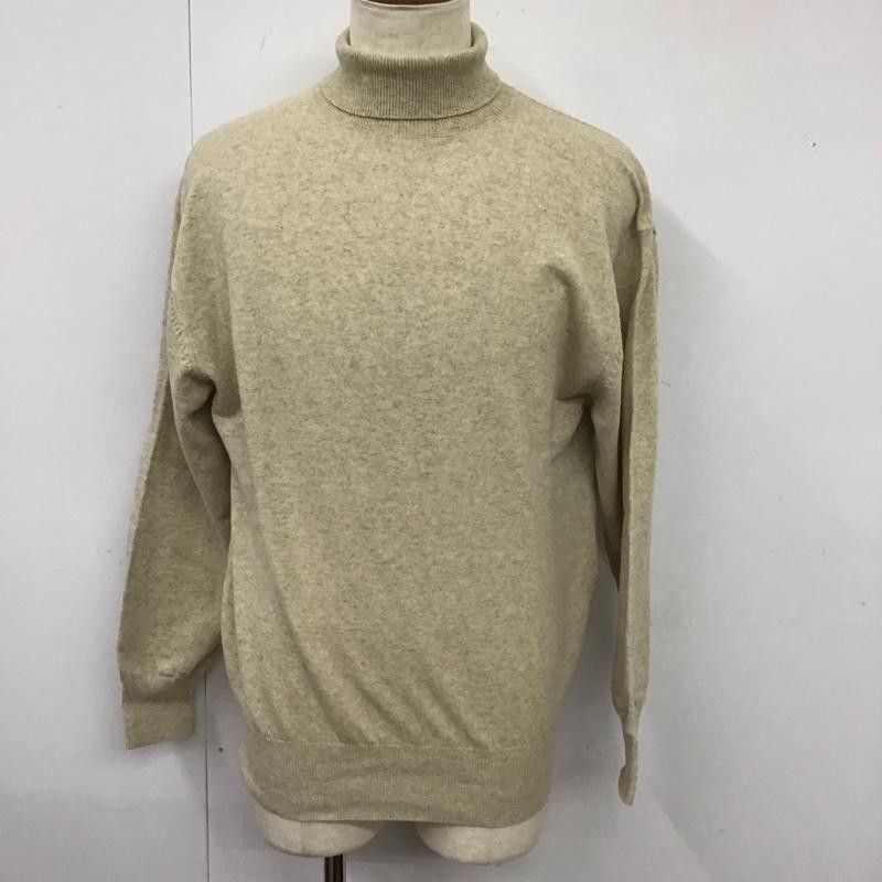Comme des Garcons Sweater Knitted Turtleneck Long Sleeve Beige Size US M / EU 48-50 / 2 - 1 Thumbnail