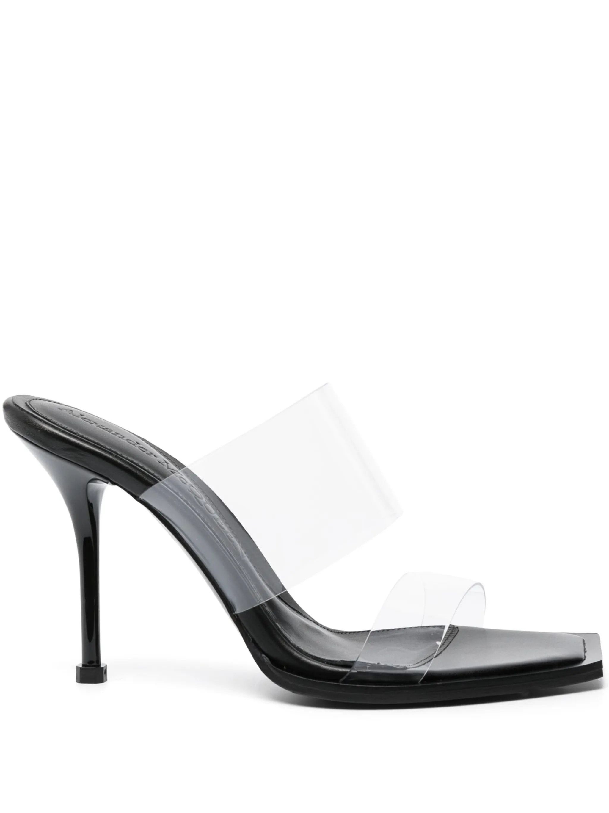 Alexander McQueen o1y0225 Sandals in Black Size US 10 / IT 40 - 1 Thumbnail