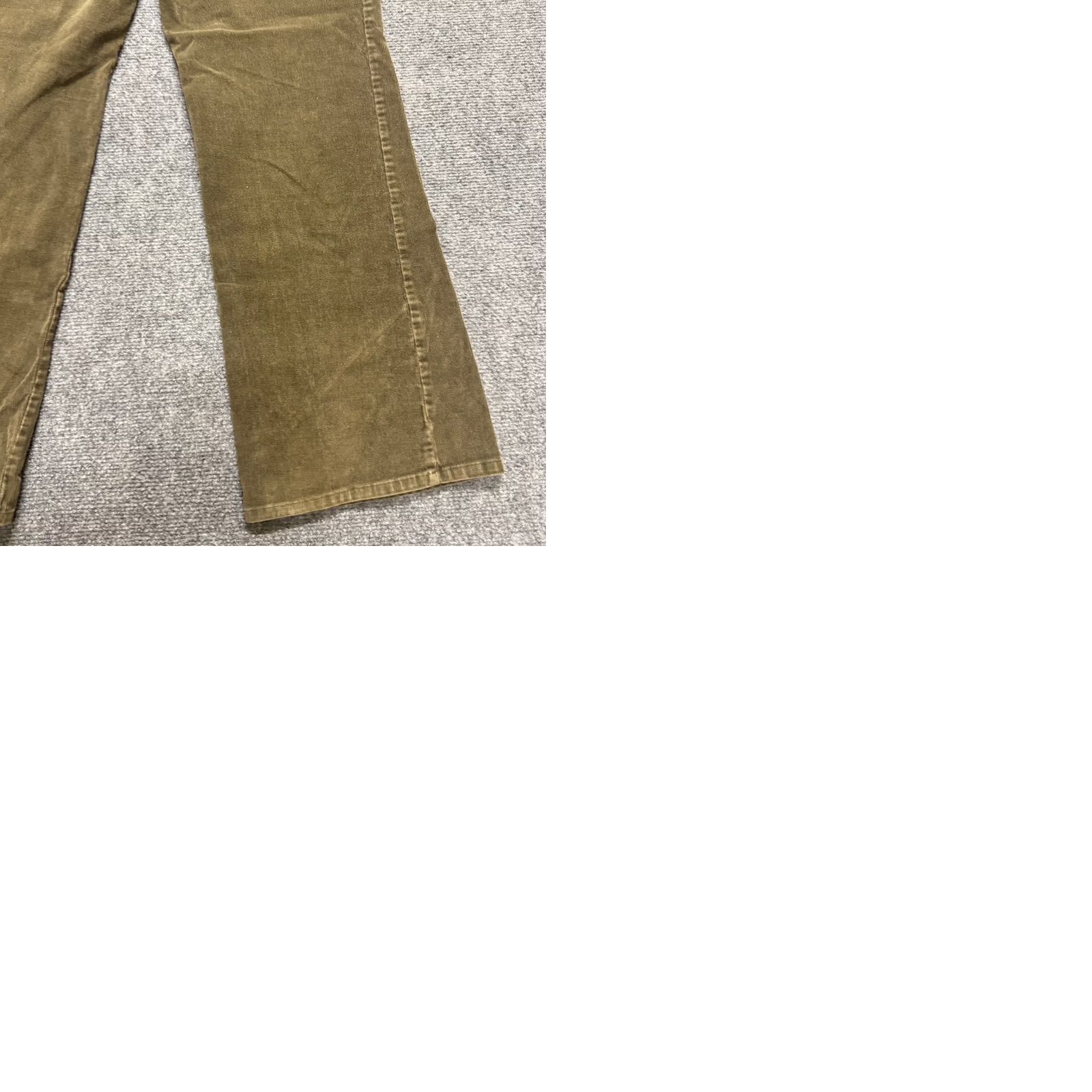 Vintage St John's Bay Pants Women 14W Stretch Boot Corduroy Brown Dress Pants Womens Size 36" / US 14 / IT 50 - 9 Thumbnail