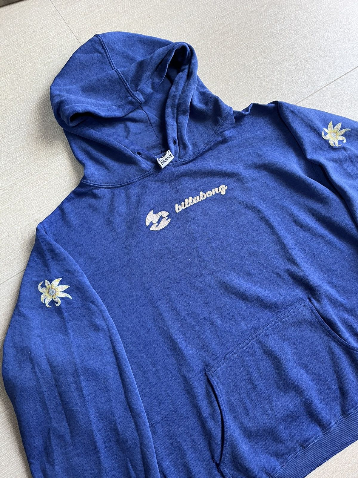 Billabong 80's Billabong Flower Hoodie (RARE) Size US L / EU 52-54 / 3 - 2 Thumbnail