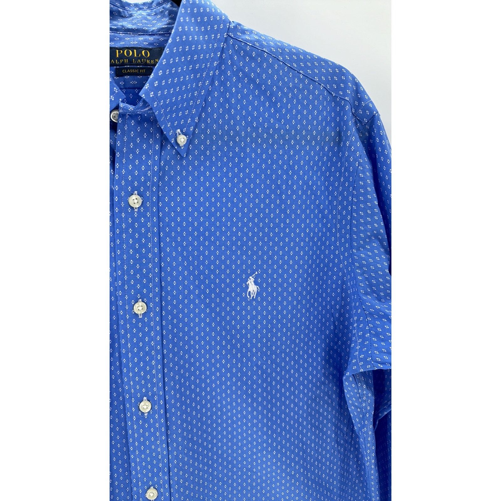 Polo Ralph Lauren Polo Ralph Lauren blue white classic fit button down preppy Size US M / EU 48-50 / 2 - 5 Thumbnail