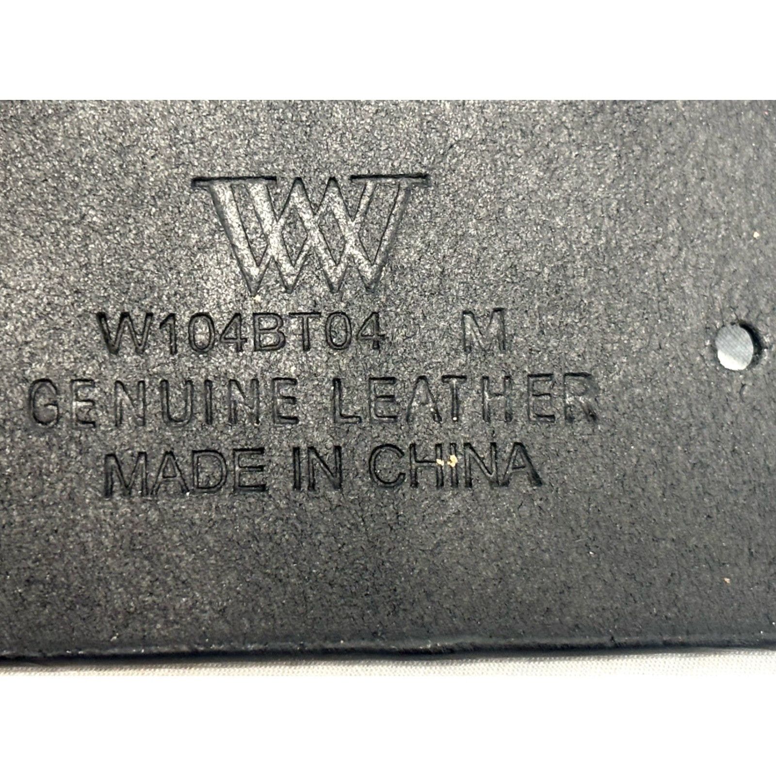 Vintage VINTAGE The W By Worth Collection Laser Cut Leather Belt Women’s Medium Black Extra Wide Size ONE SIZE - 6 Thumbnail