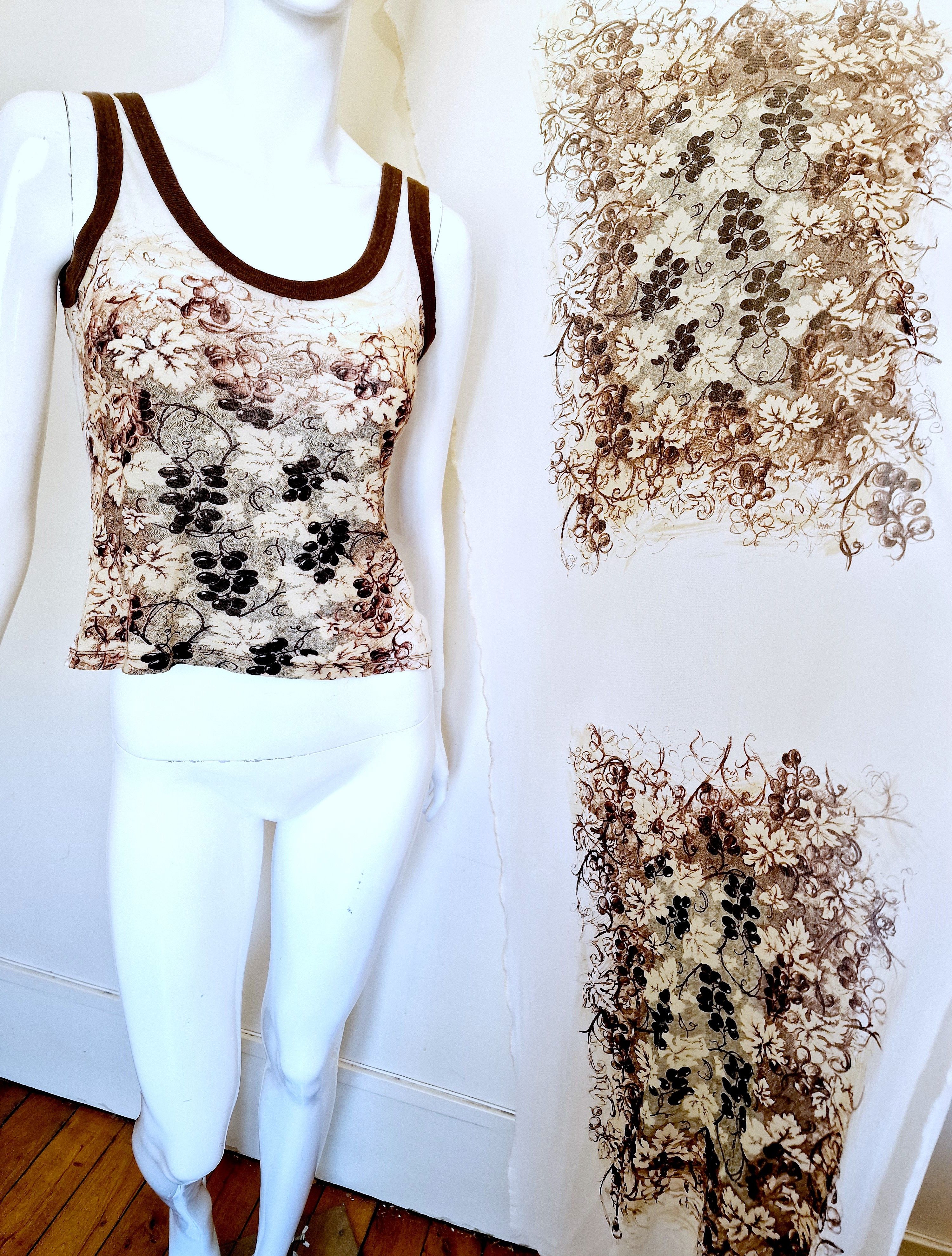 Jean Paul Gaultier Jean Paul Gaultier Grape 1999 S/S Pareo 2 Piece Dress Size M / US 6-8 / IT 42-44 - 10 Thumbnail