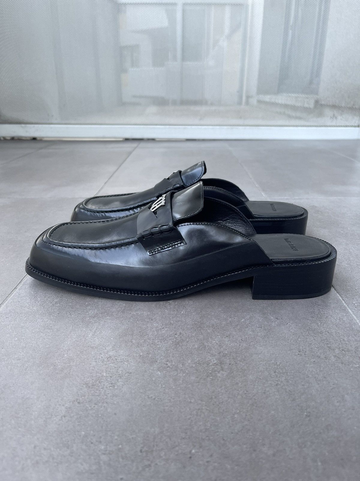 Misbhv !DS! SS23 Misbhv Brutalist Slip On Black Loafers Size US 11 / EU 44 - 9 Thumbnail