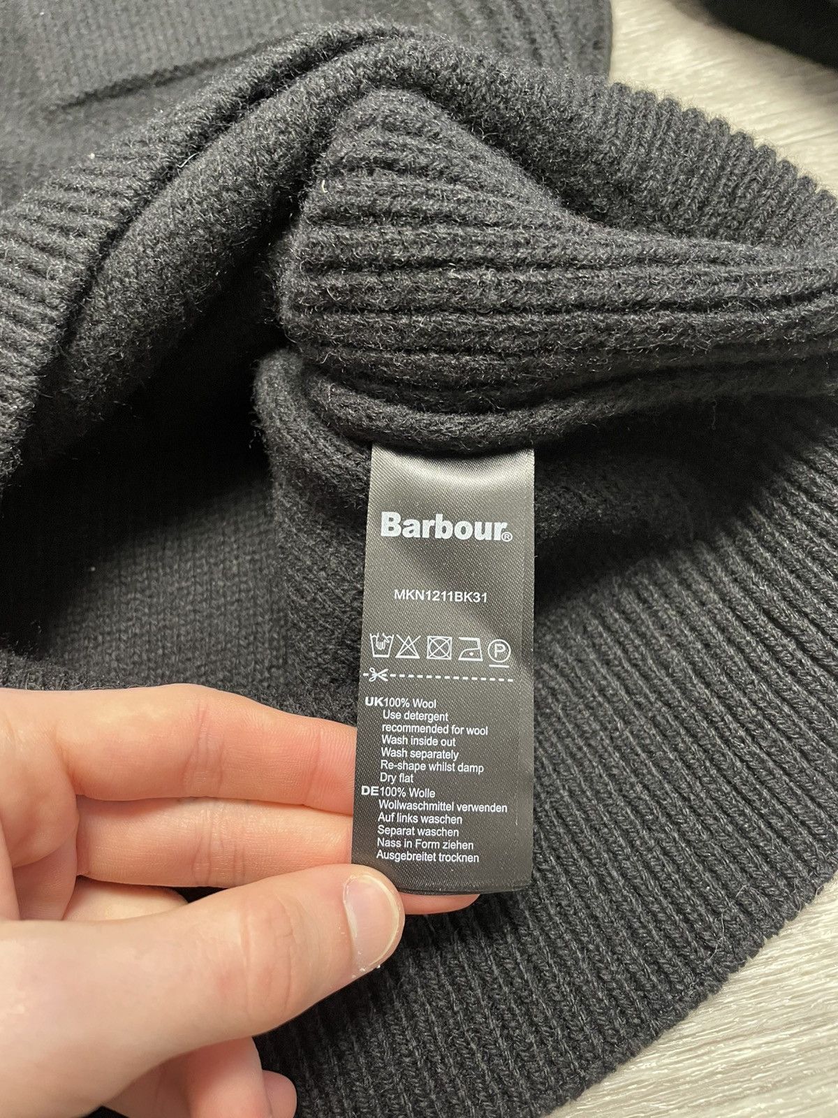 Barbour Vintage Barbour Black Wool Half Zip Button-Up Sweater Size US M / EU 48-50 / 2 - 10 Thumbnail