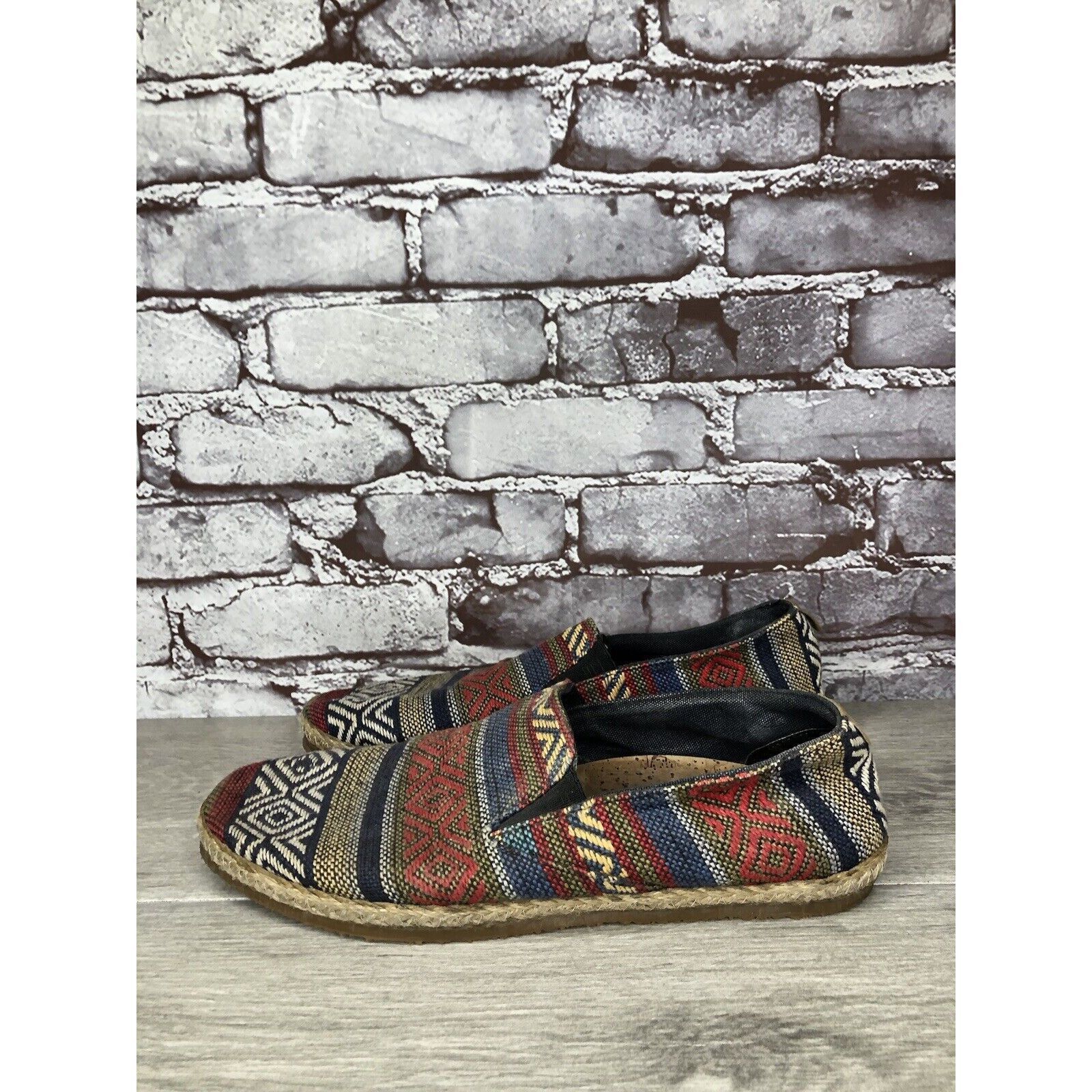 Other PATARA Chiang Mai Seeker MultiColor Fabric Slip On Loafers S Size US 8 / EU 41 - 1 Thumbnail