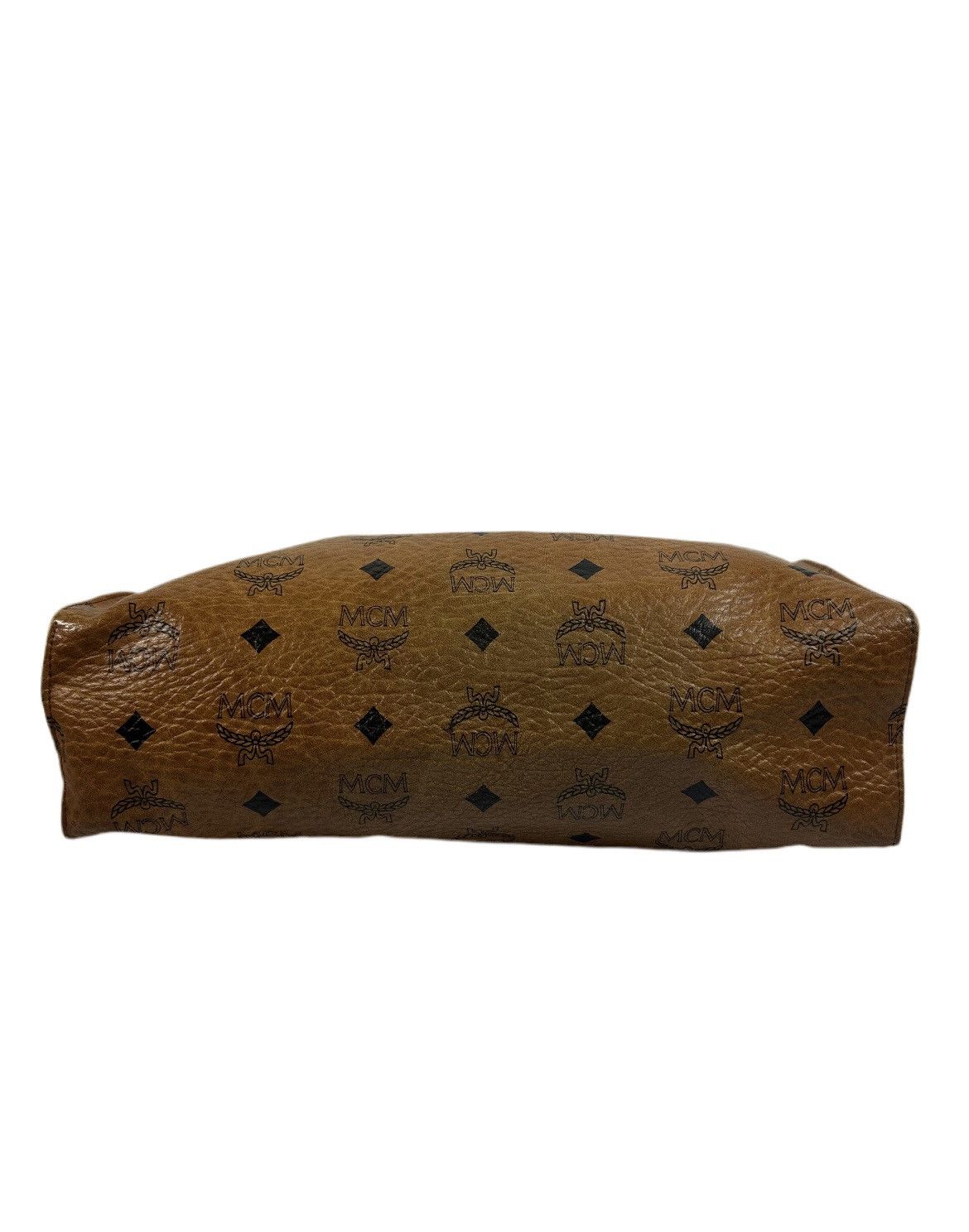 MCM MCM Cognac Leather Clutch Bag Size ONE SIZE - 4 Thumbnail